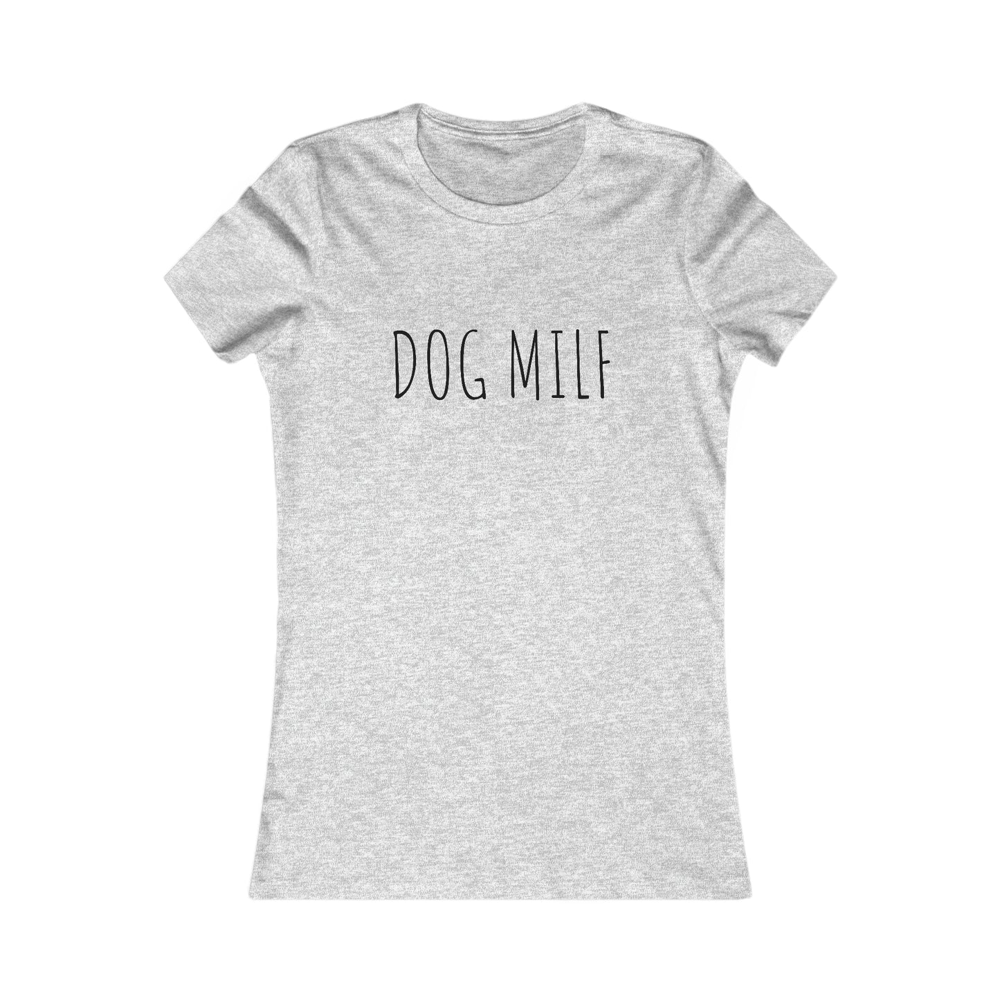 Women's DOG MILF Fitted Tee