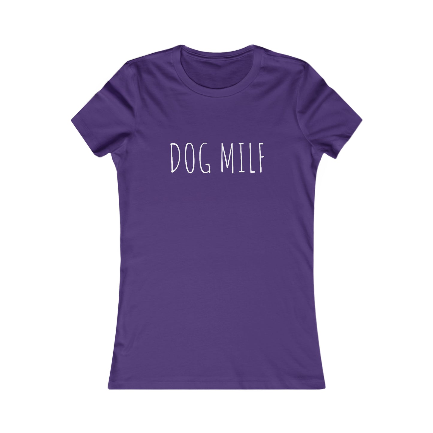 Women's DOG MILF Fitted Tee