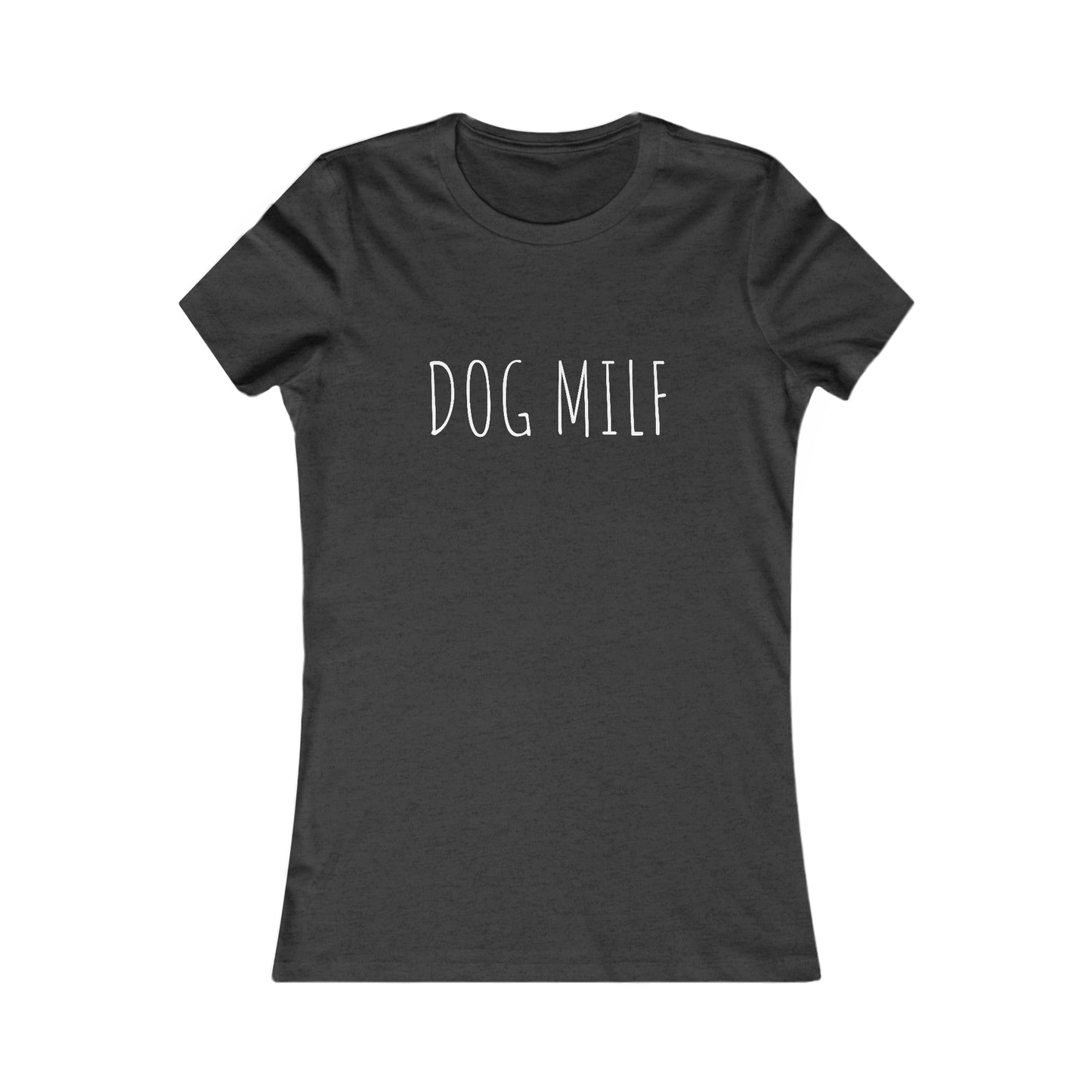 Women's DOG MILF Fitted Tee