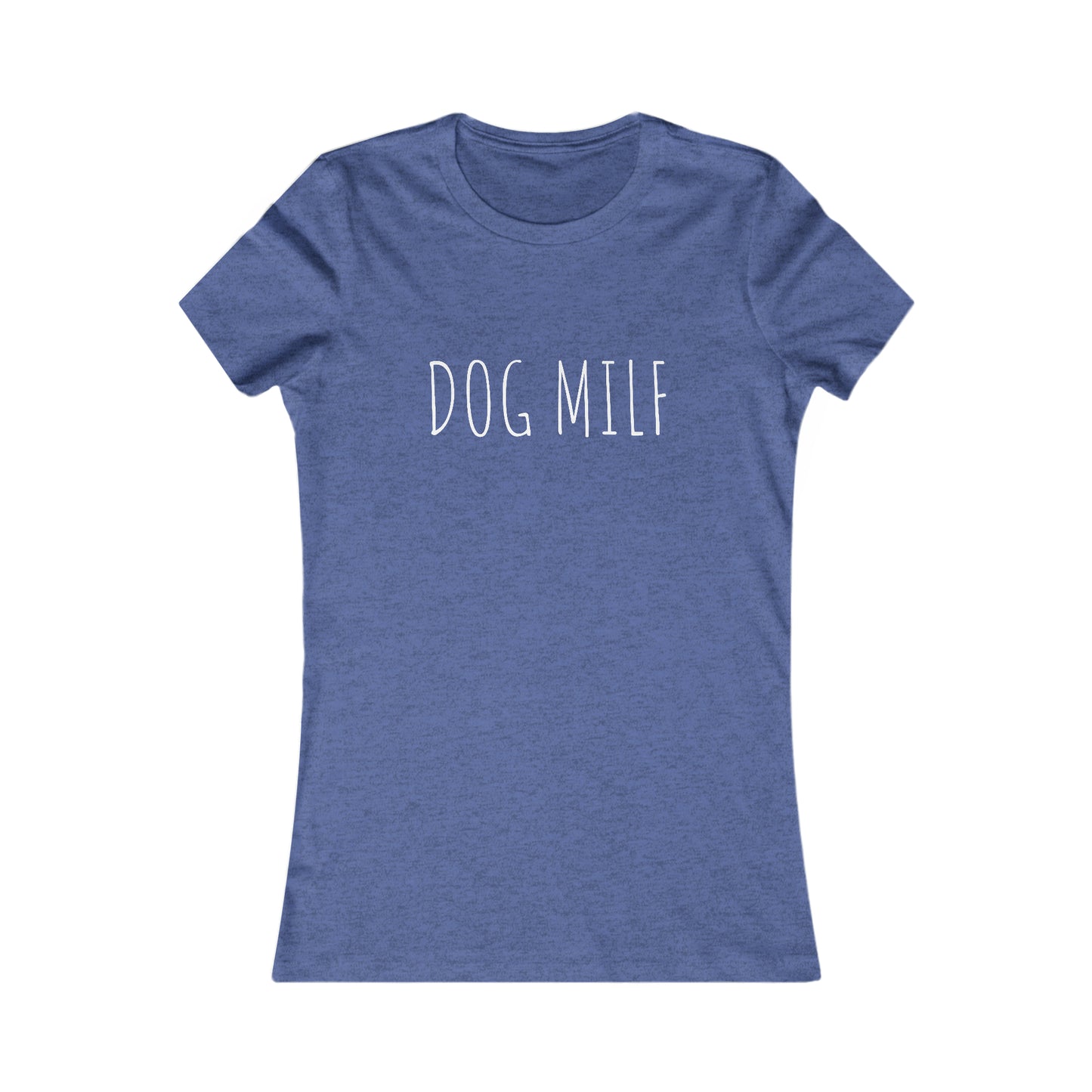 Women's DOG MILF Fitted Tee