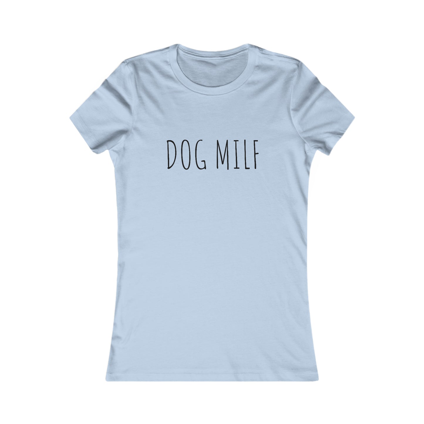 Women's DOG MILF Fitted Tee