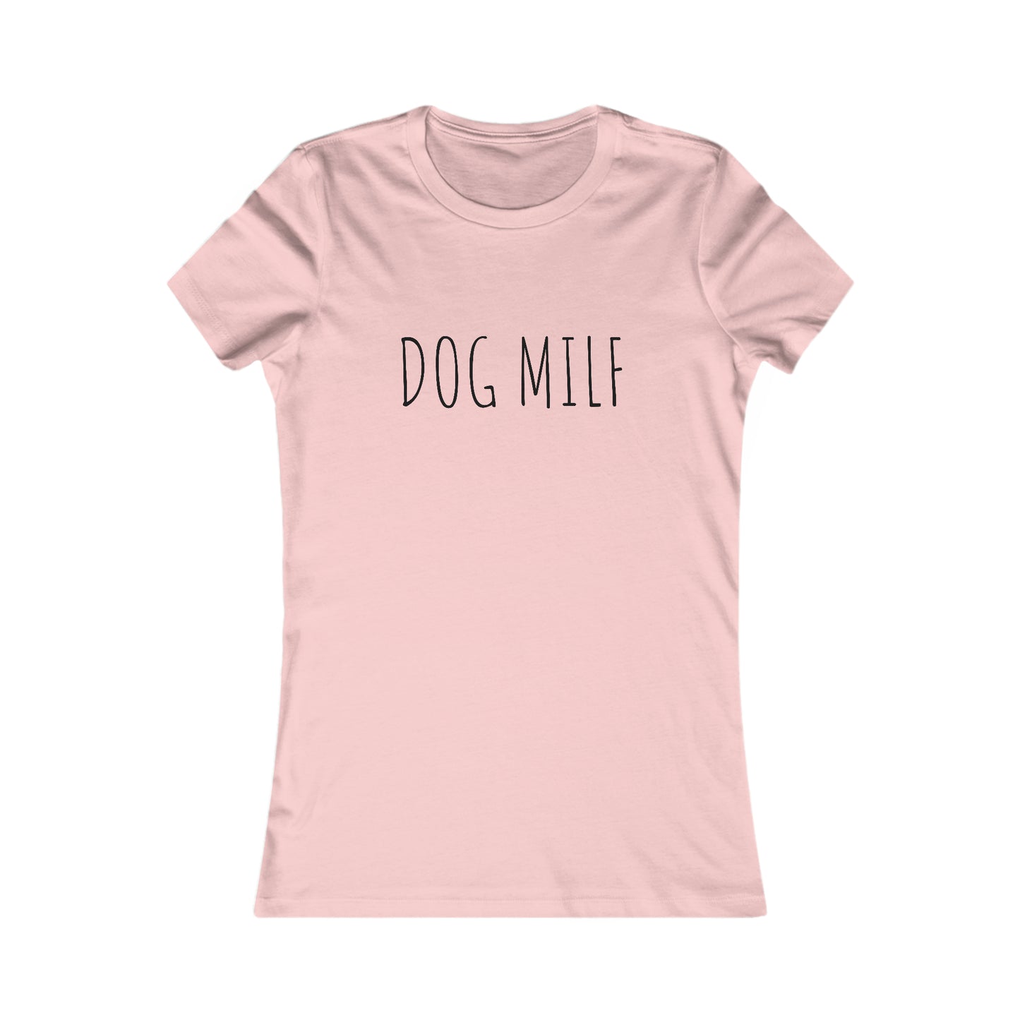 Women's DOG MILF Fitted Tee