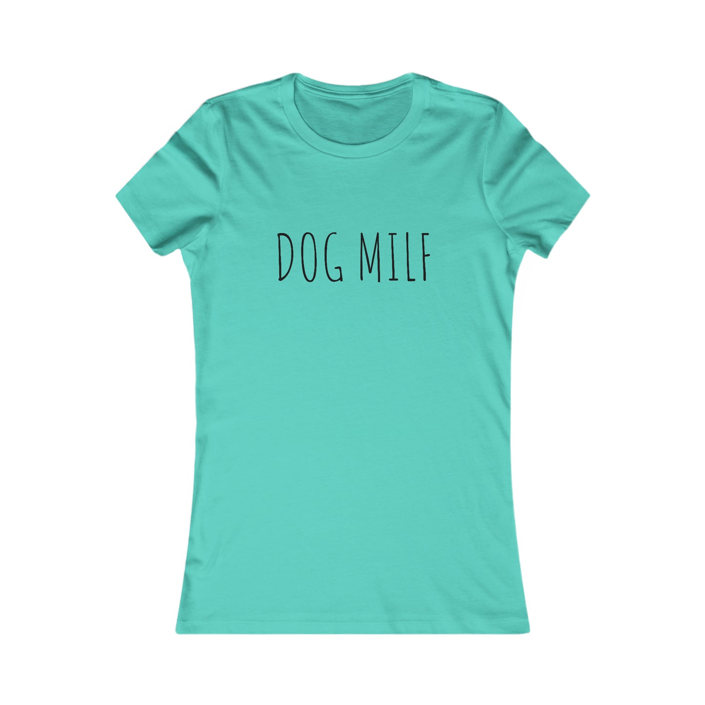 Women's DOG MILF Fitted Tee