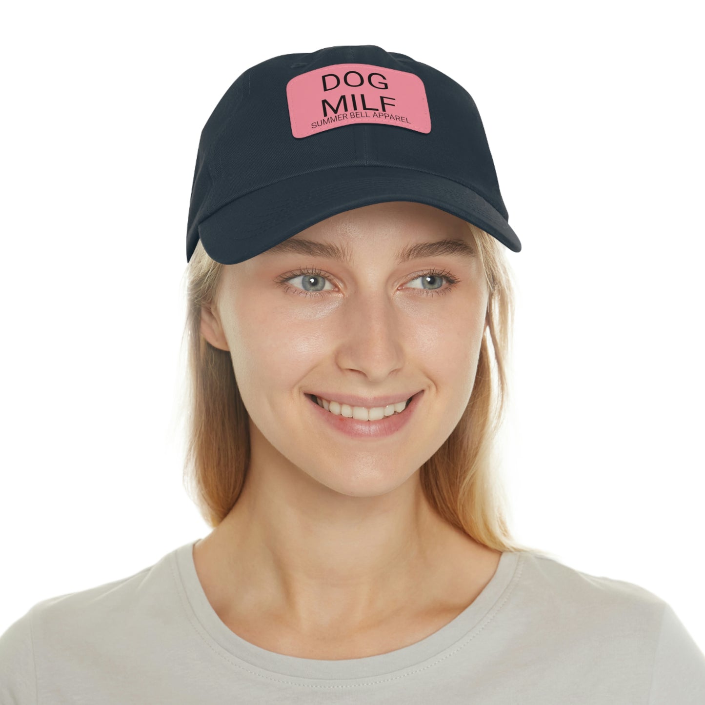 DOG MILF Hat with Leather Patch