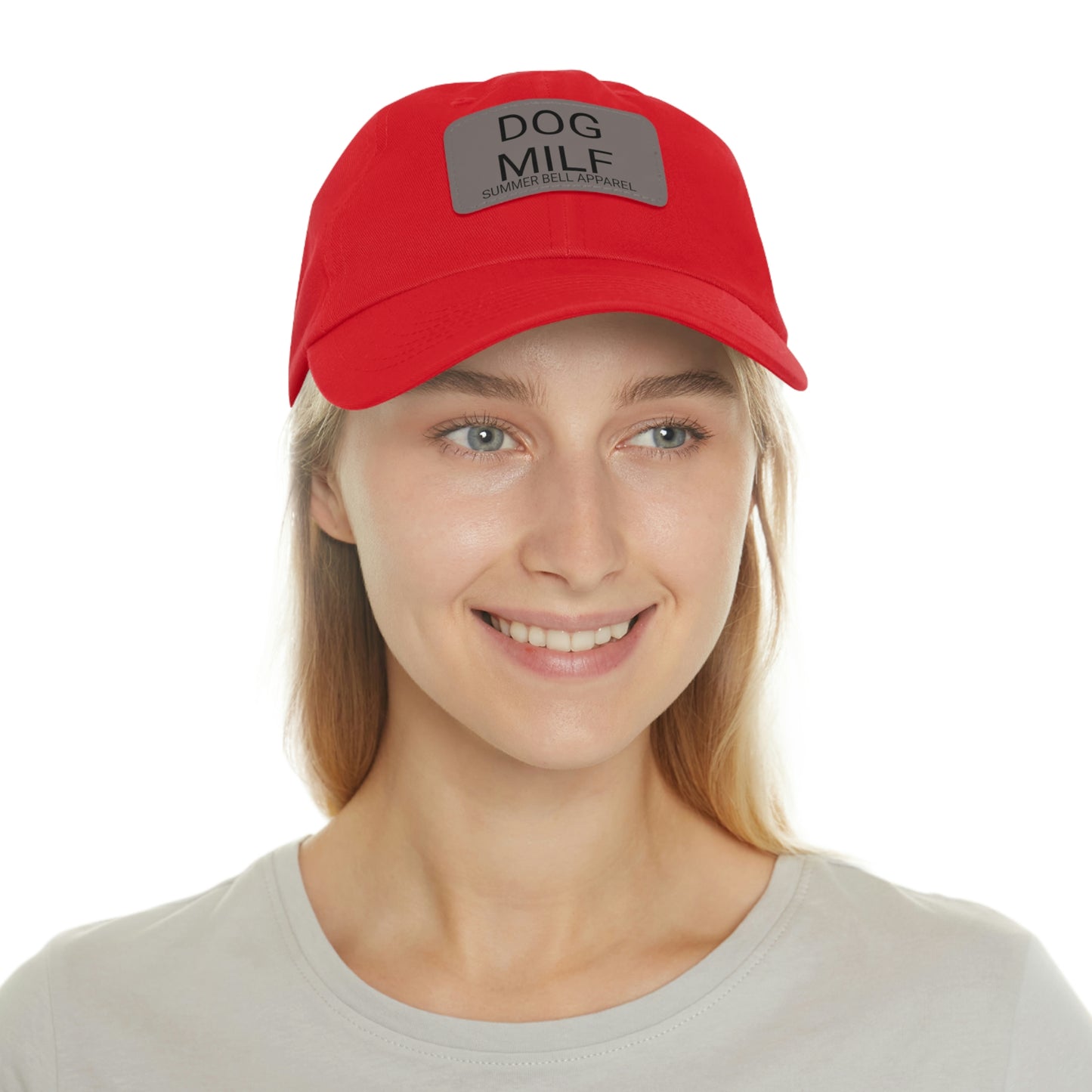 DOG MILF Hat with Leather Patch