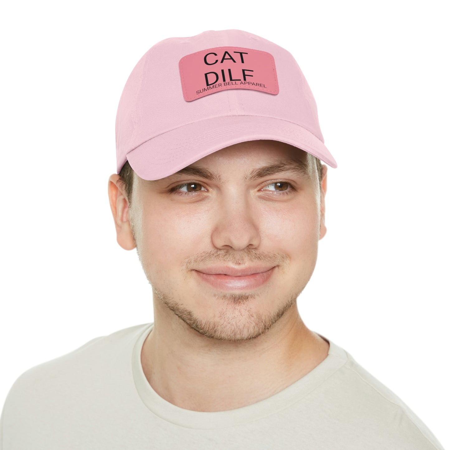 CAT DILF Hat with Leather Patch