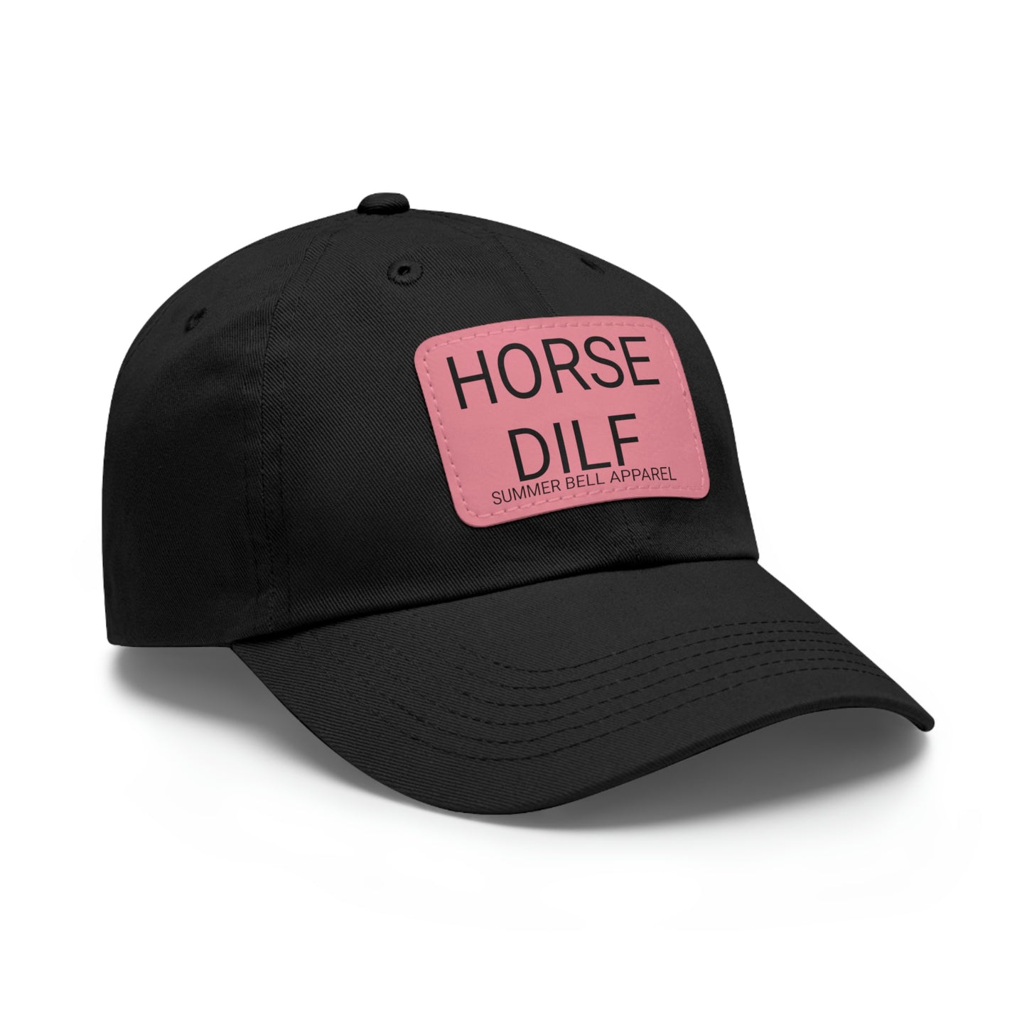 HORSE DILF Hat with Leather Patch