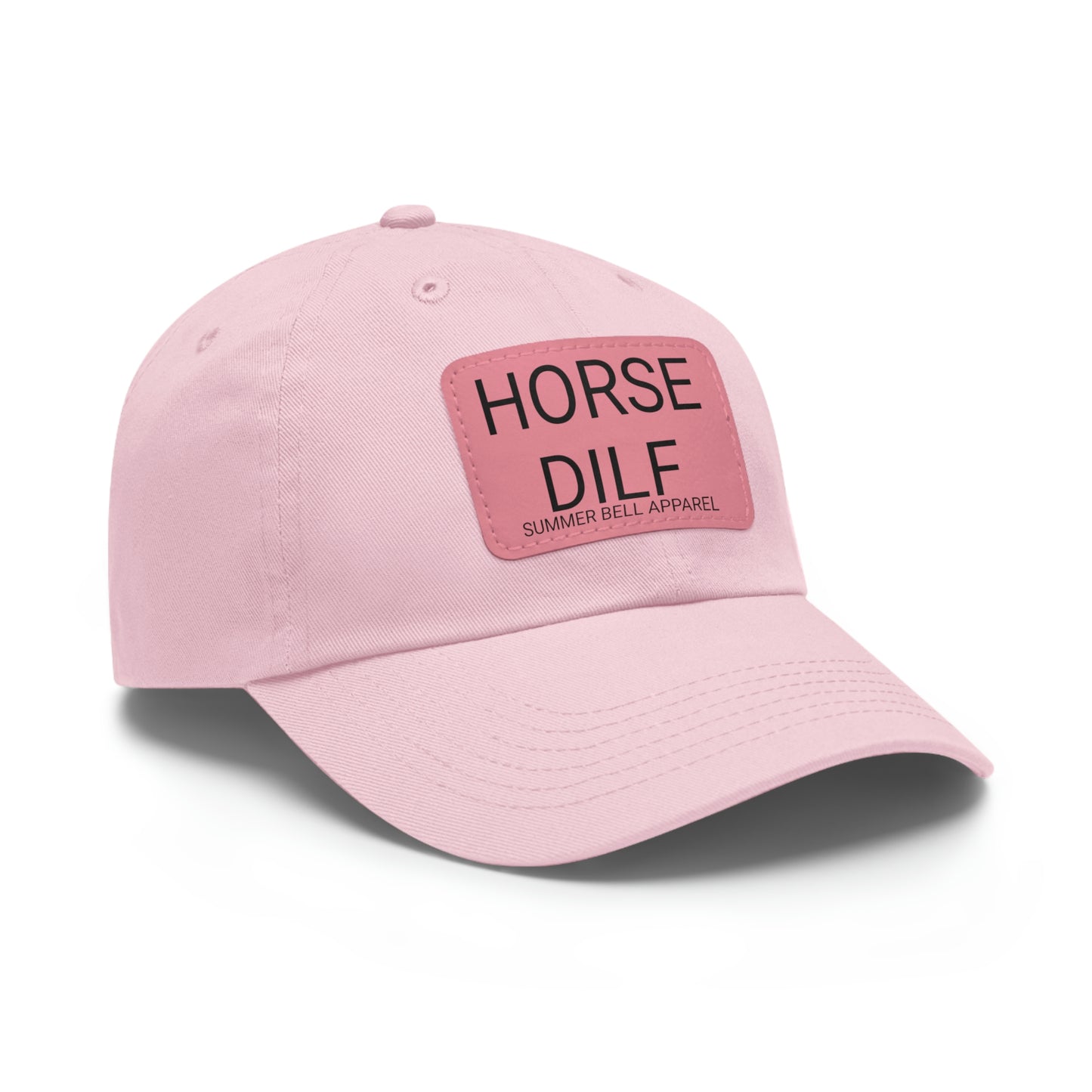 HORSE DILF Hat with Leather Patch