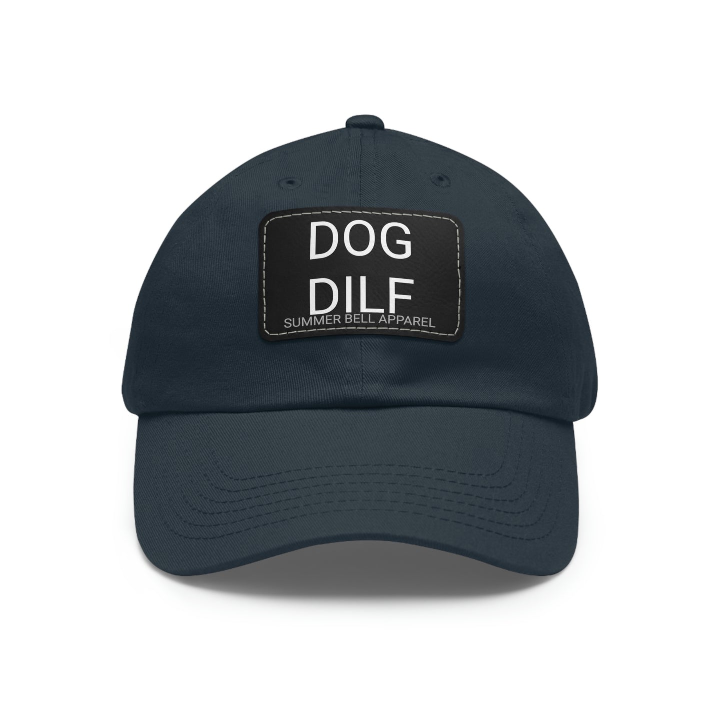 DOG DILF Hat with Leather Patch