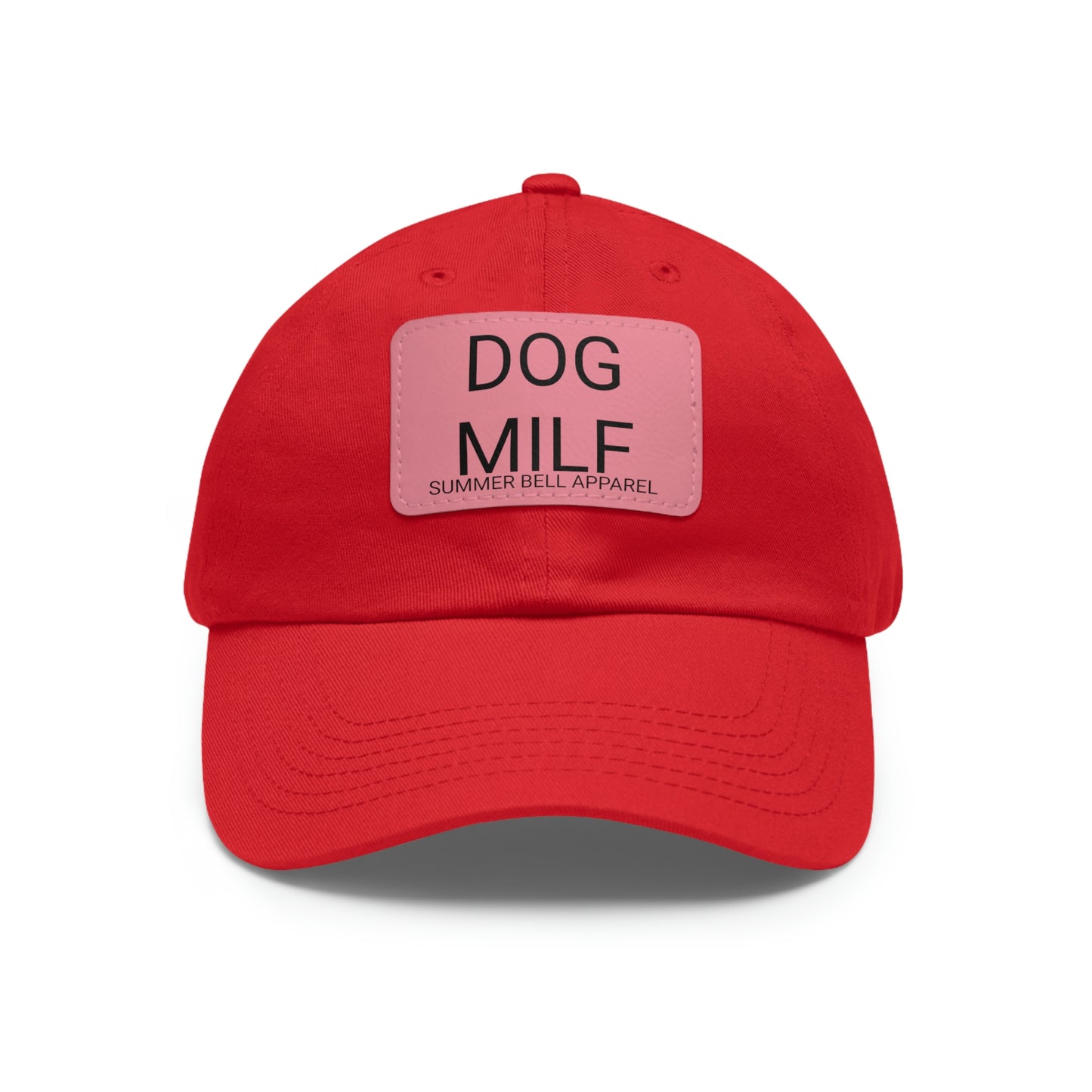 DOG MILF Hat with Leather Patch