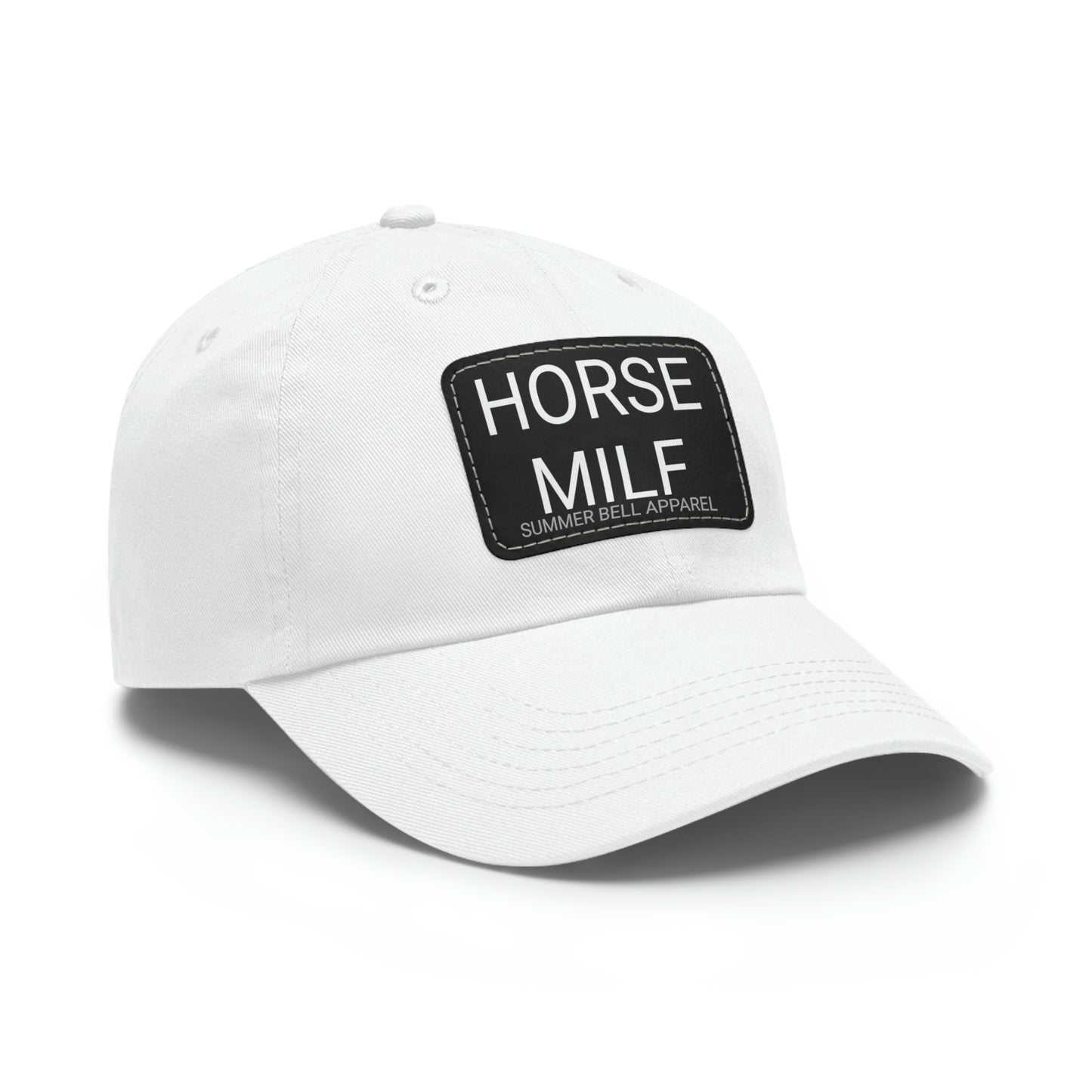 HORSE MILF Hat with Leather Patch