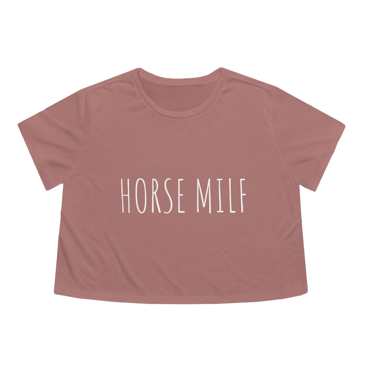 Women's HORSE MILF Cropped Tee