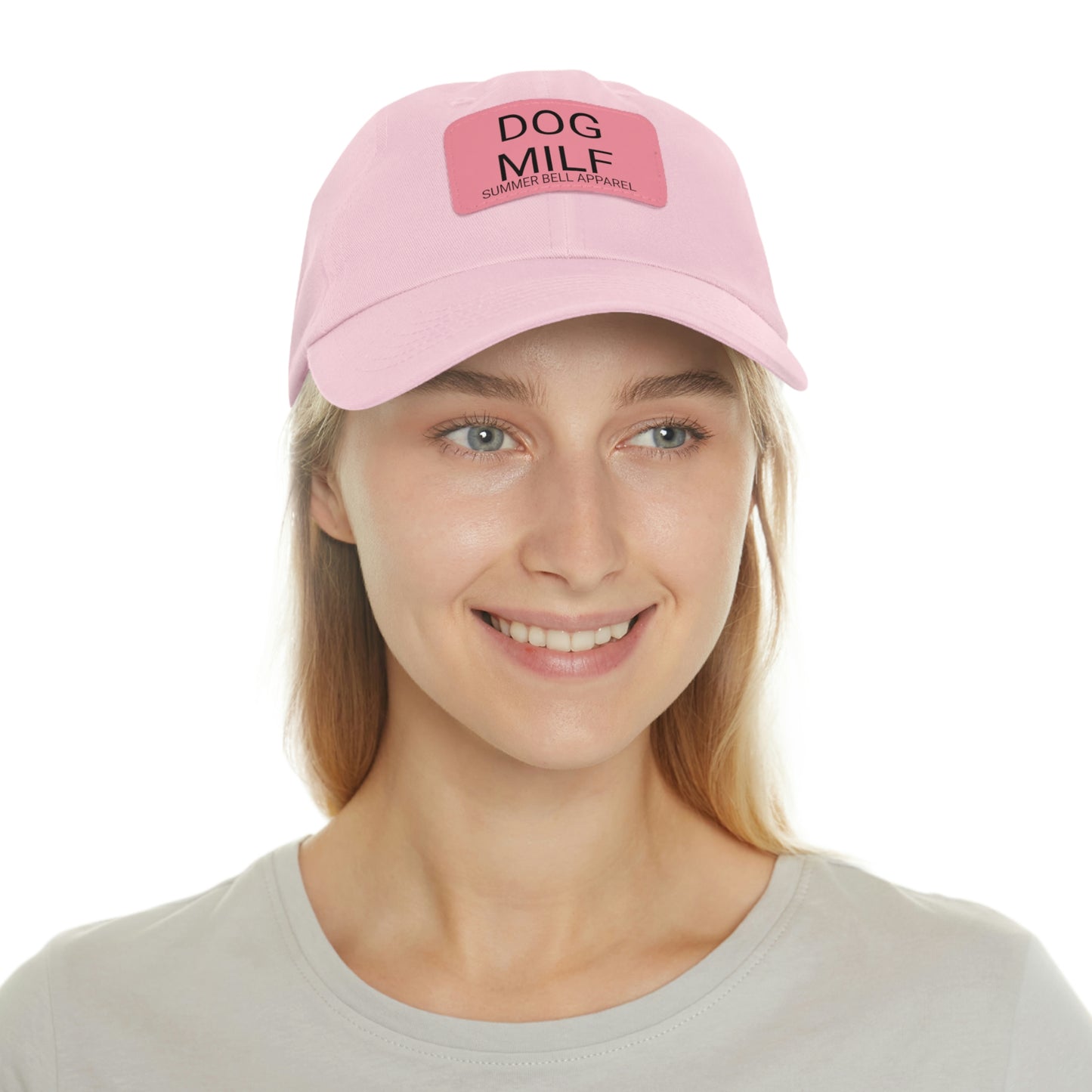 DOG MILF Hat with Leather Patch