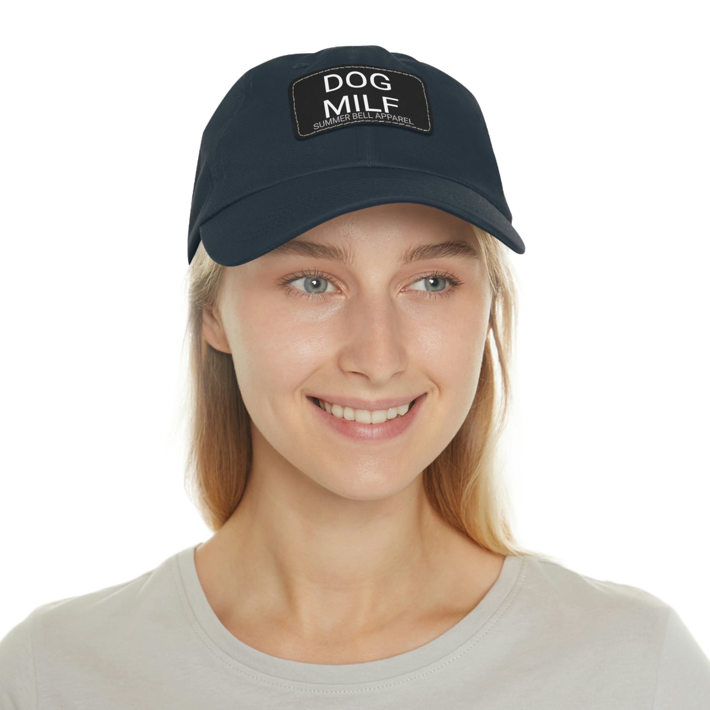 DOG MILF Hat with Leather Patch