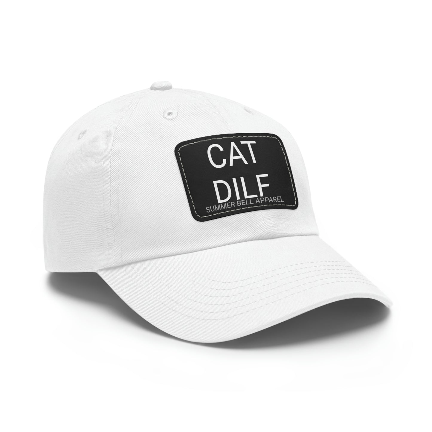 CAT DILF Hat with Leather Patch