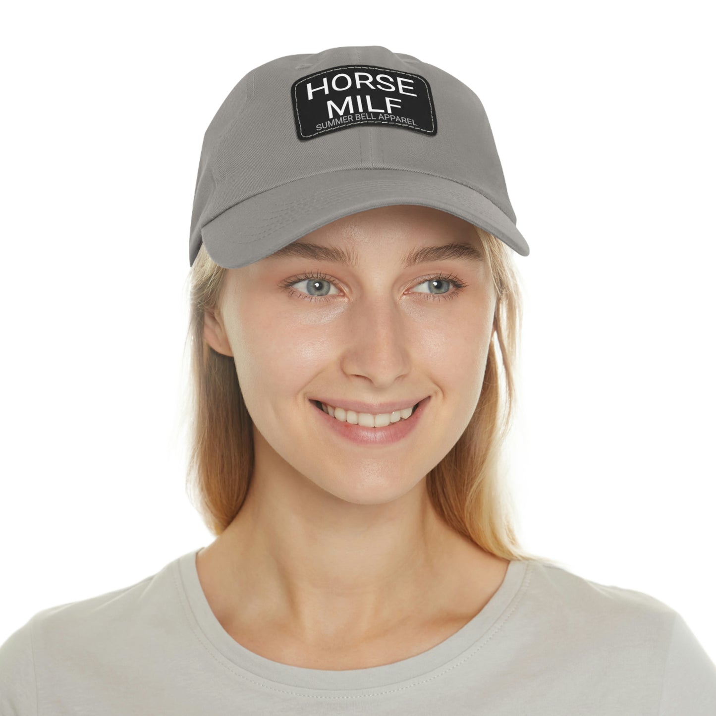 HORSE MILF Hat with Leather Patch