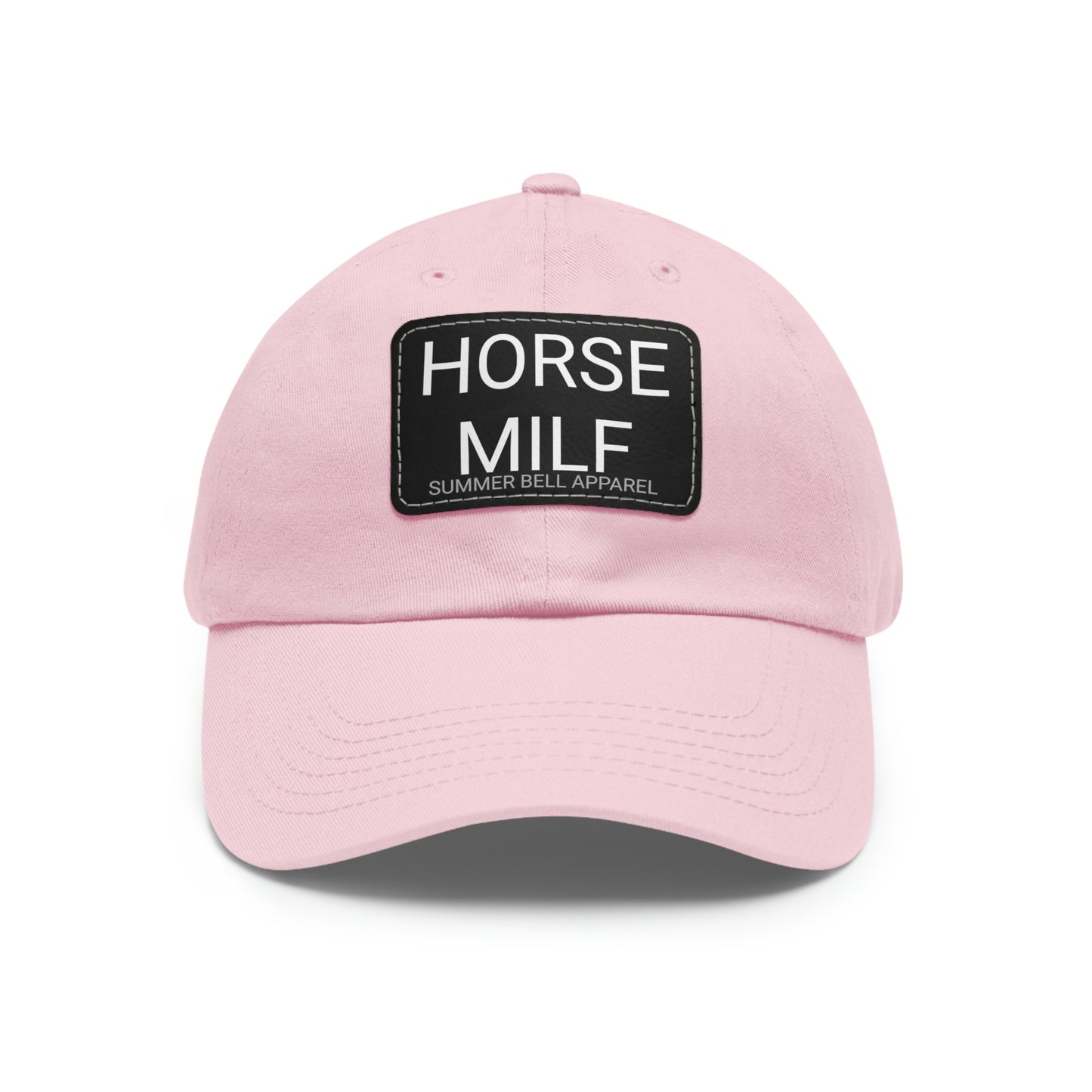 HORSE MILF Hat with Leather Patch