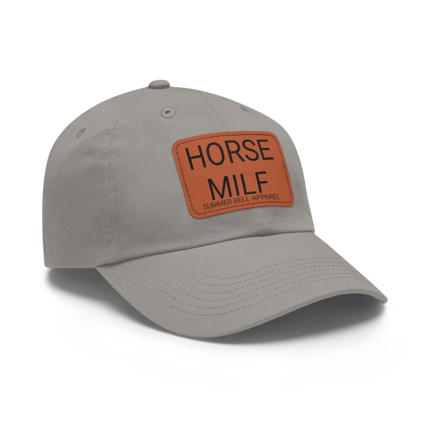 HORSE MILF Hat with Leather Patch