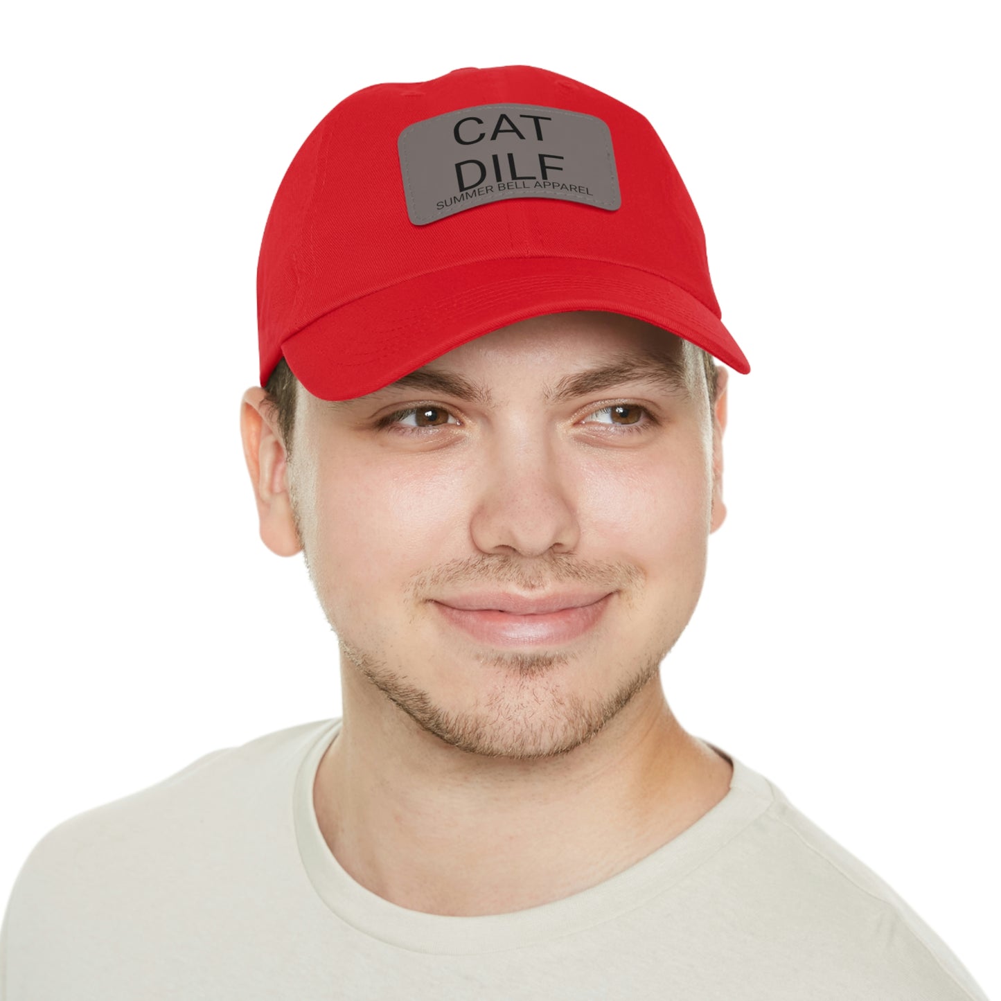 CAT DILF Hat with Leather Patch