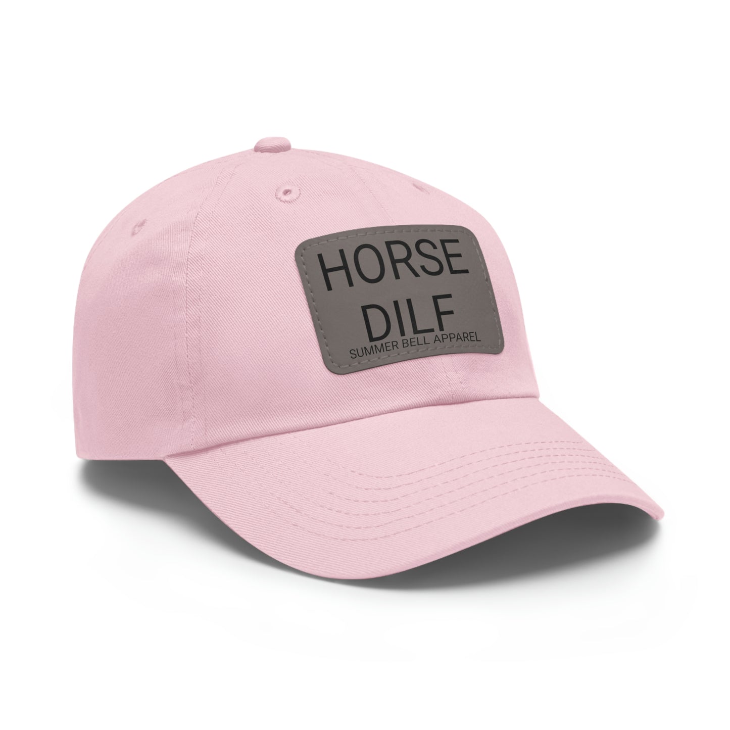 HORSE DILF Hat with Leather Patch