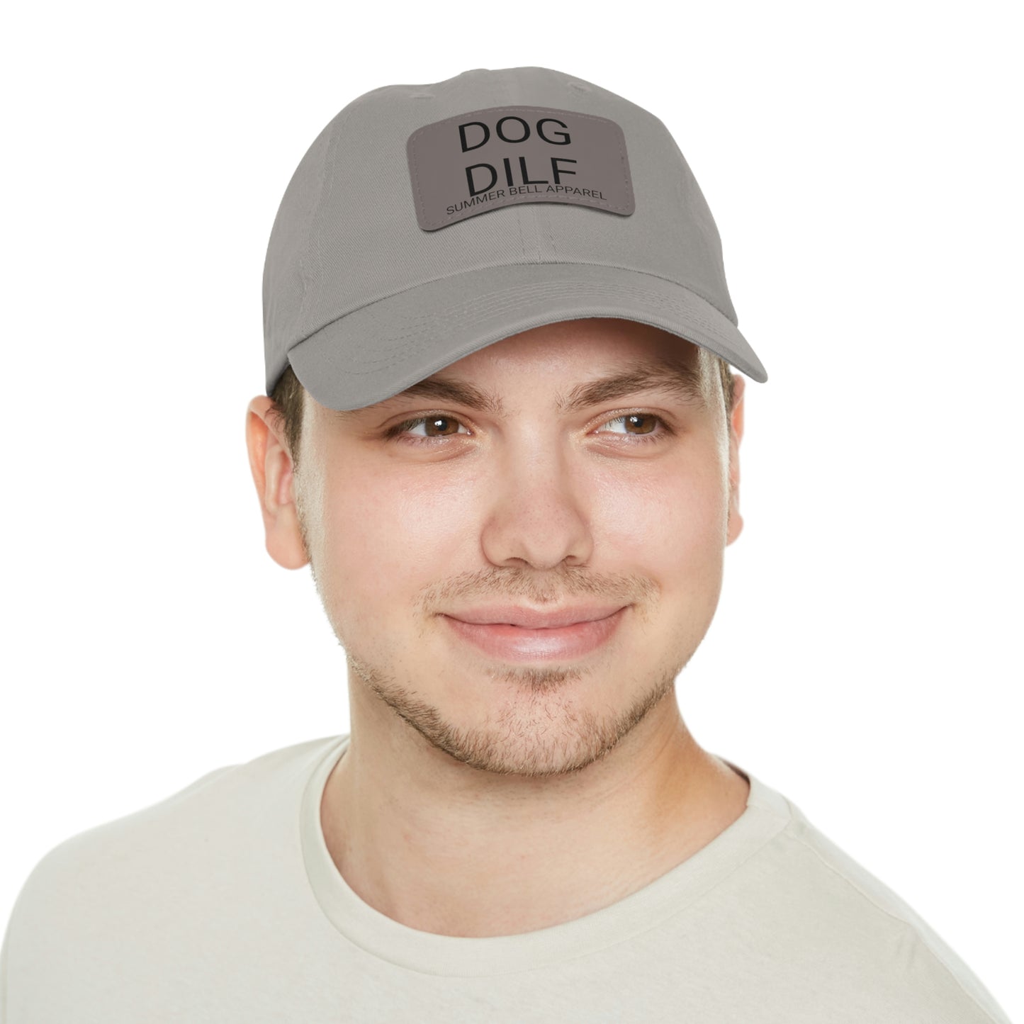 DOG DILF Hat with Leather Patch