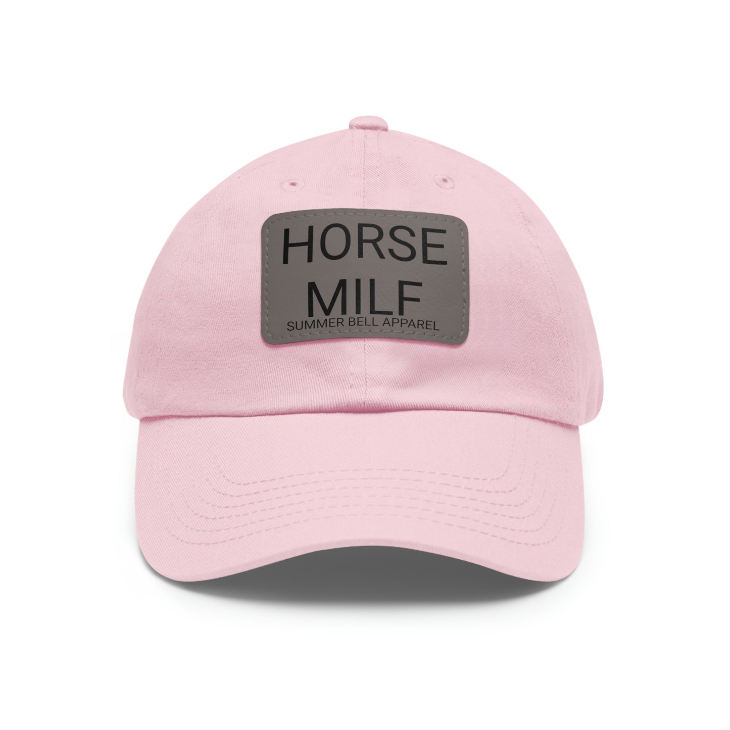 HORSE MILF Hat with Leather Patch