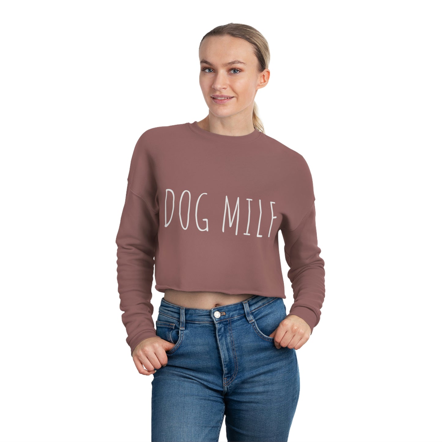 Dog MILF Cropped Sweatshirt