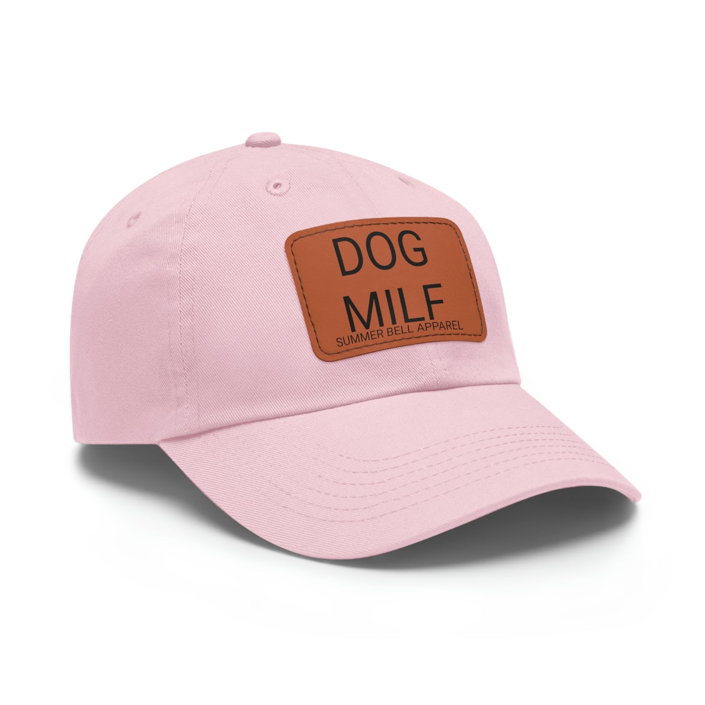 DOG MILF Hat with Leather Patch