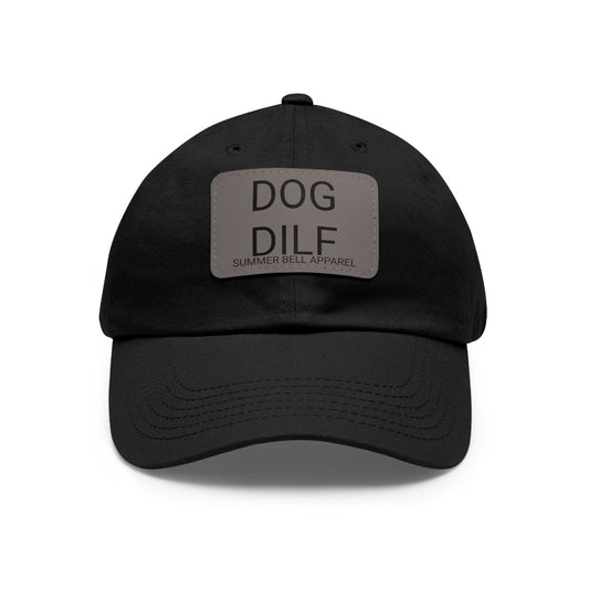 DOG DILF Hat with Leather Patch