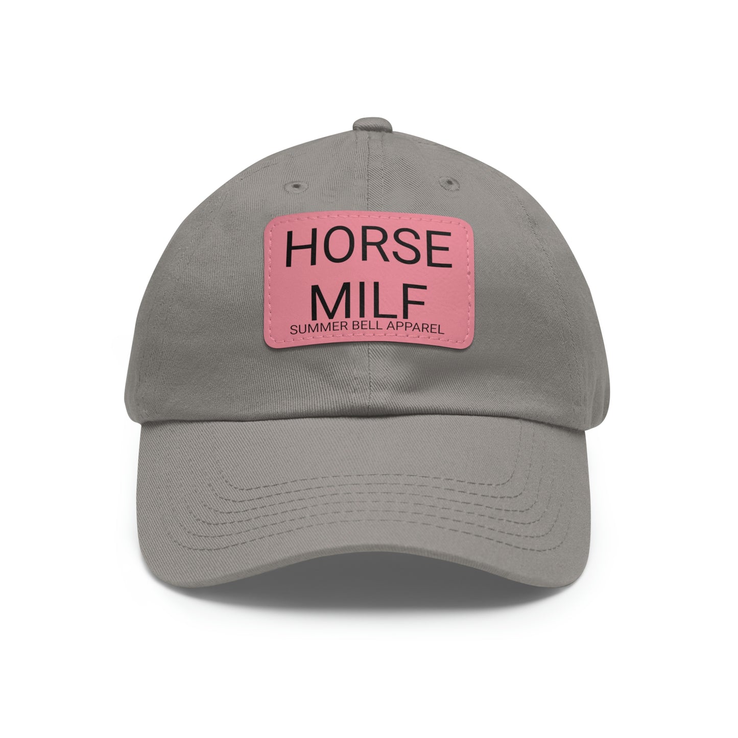 HORSE MILF Hat with Leather Patch