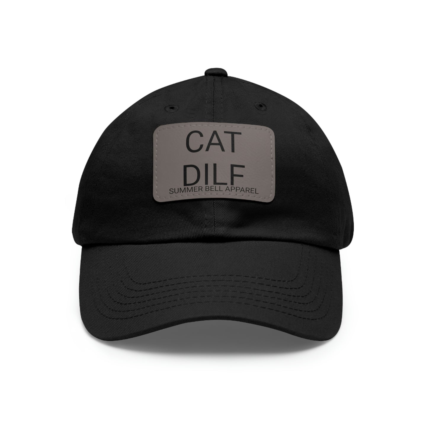 CAT DILF Hat with Leather Patch