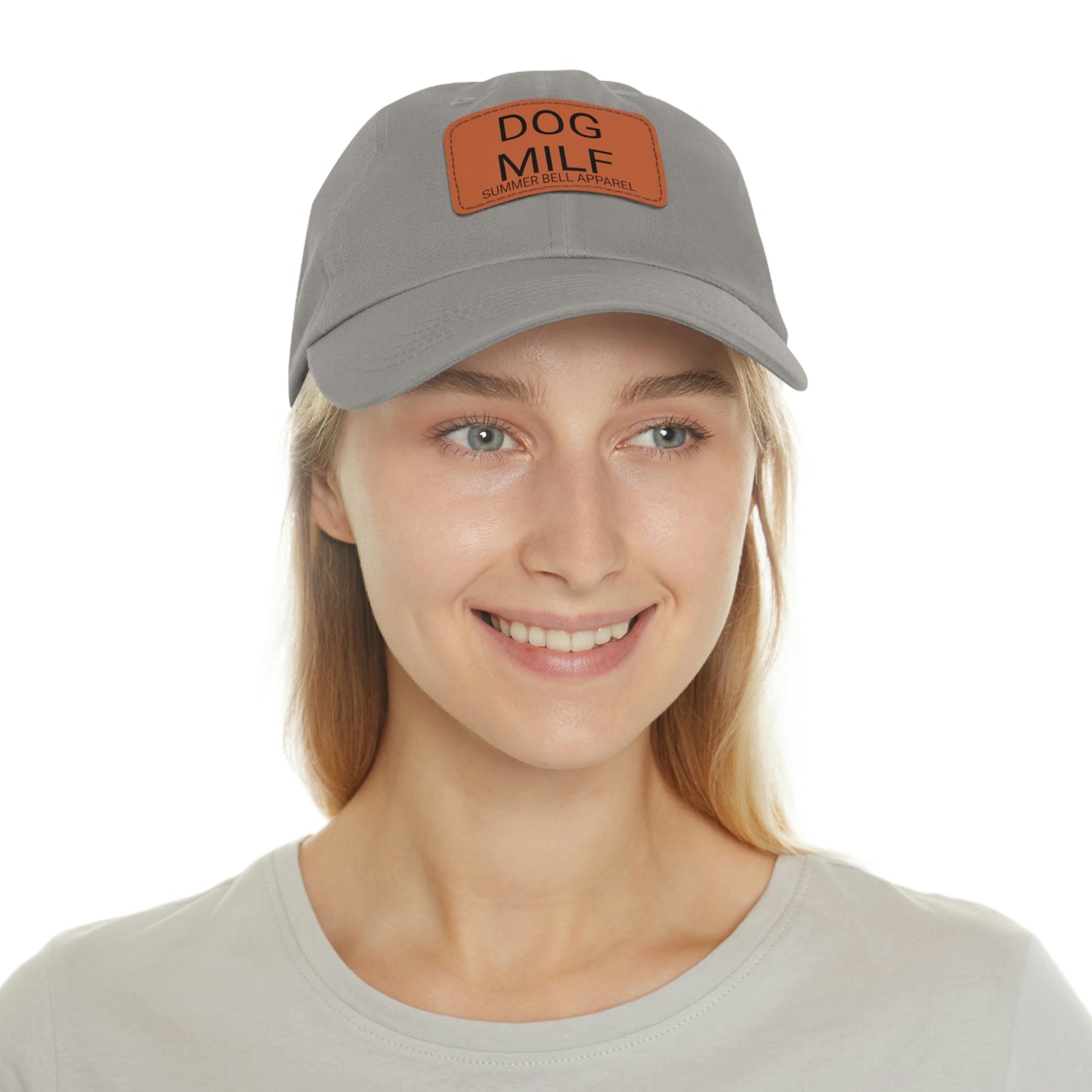 DOG MILF Hat with Leather Patch