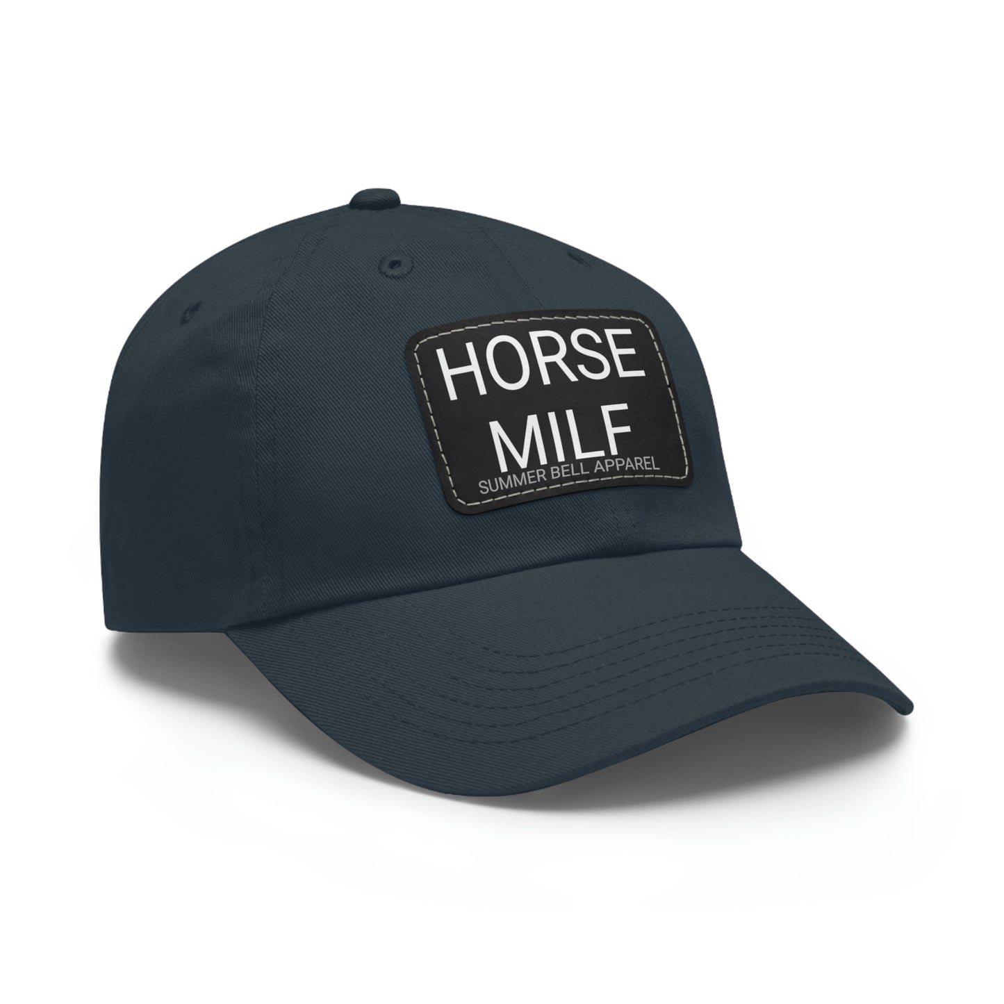 HORSE MILF Hat with Leather Patch