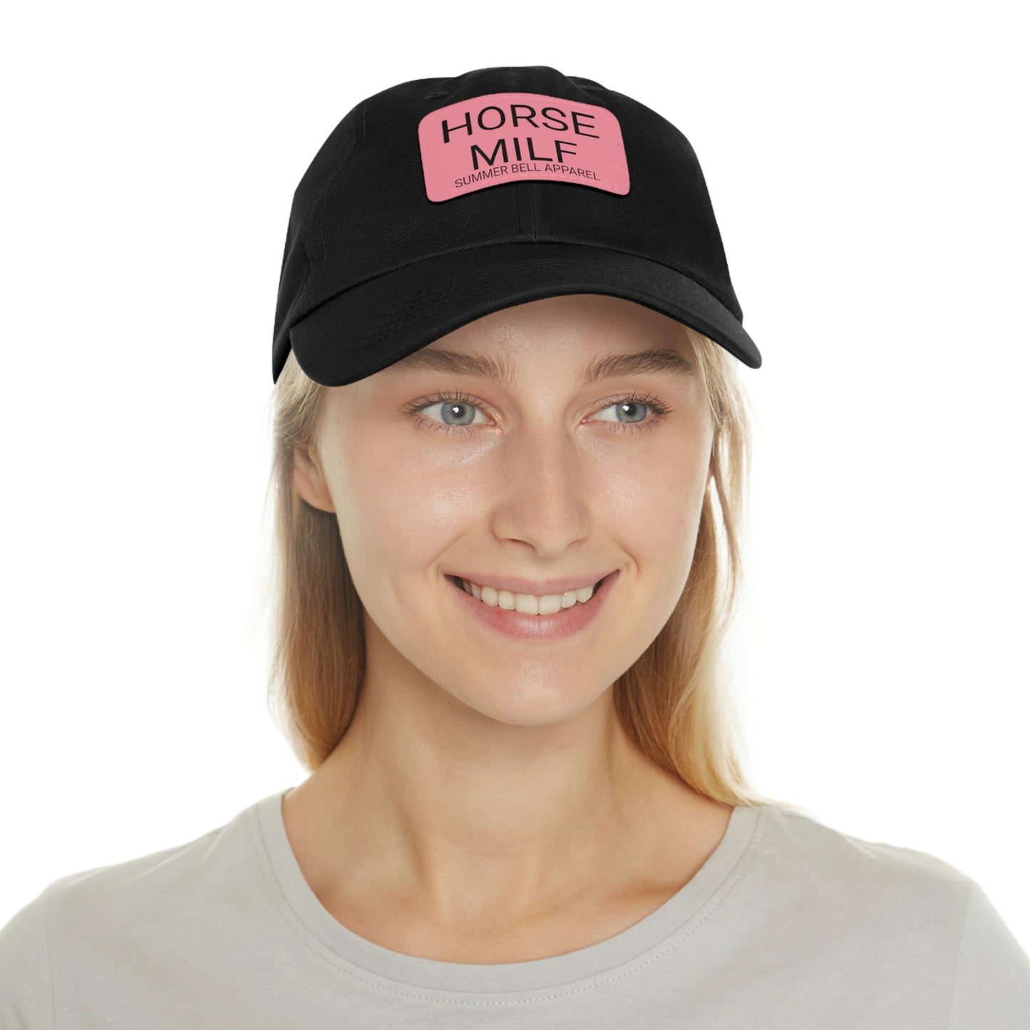 HORSE MILF Hat with Leather Patch