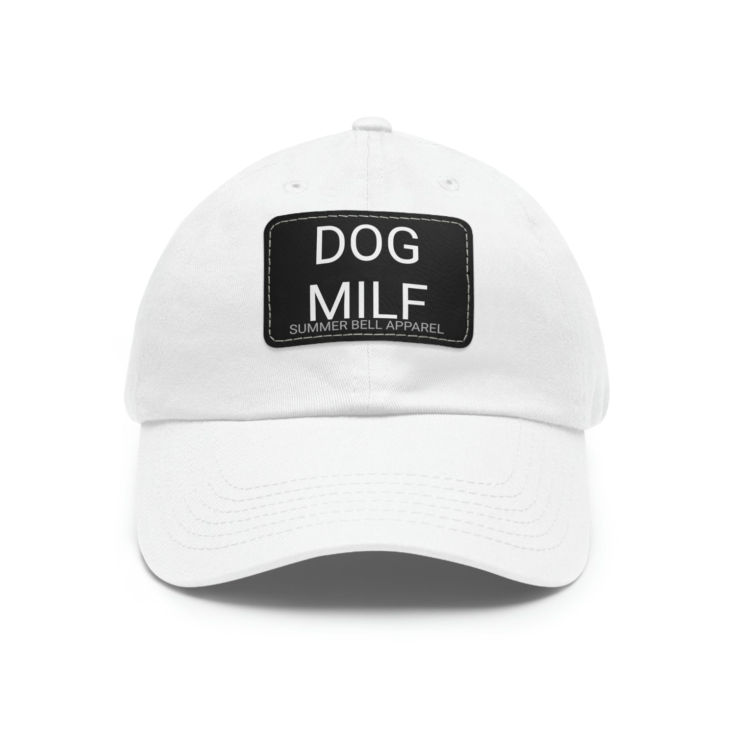 DOG MILF Hat with Leather Patch