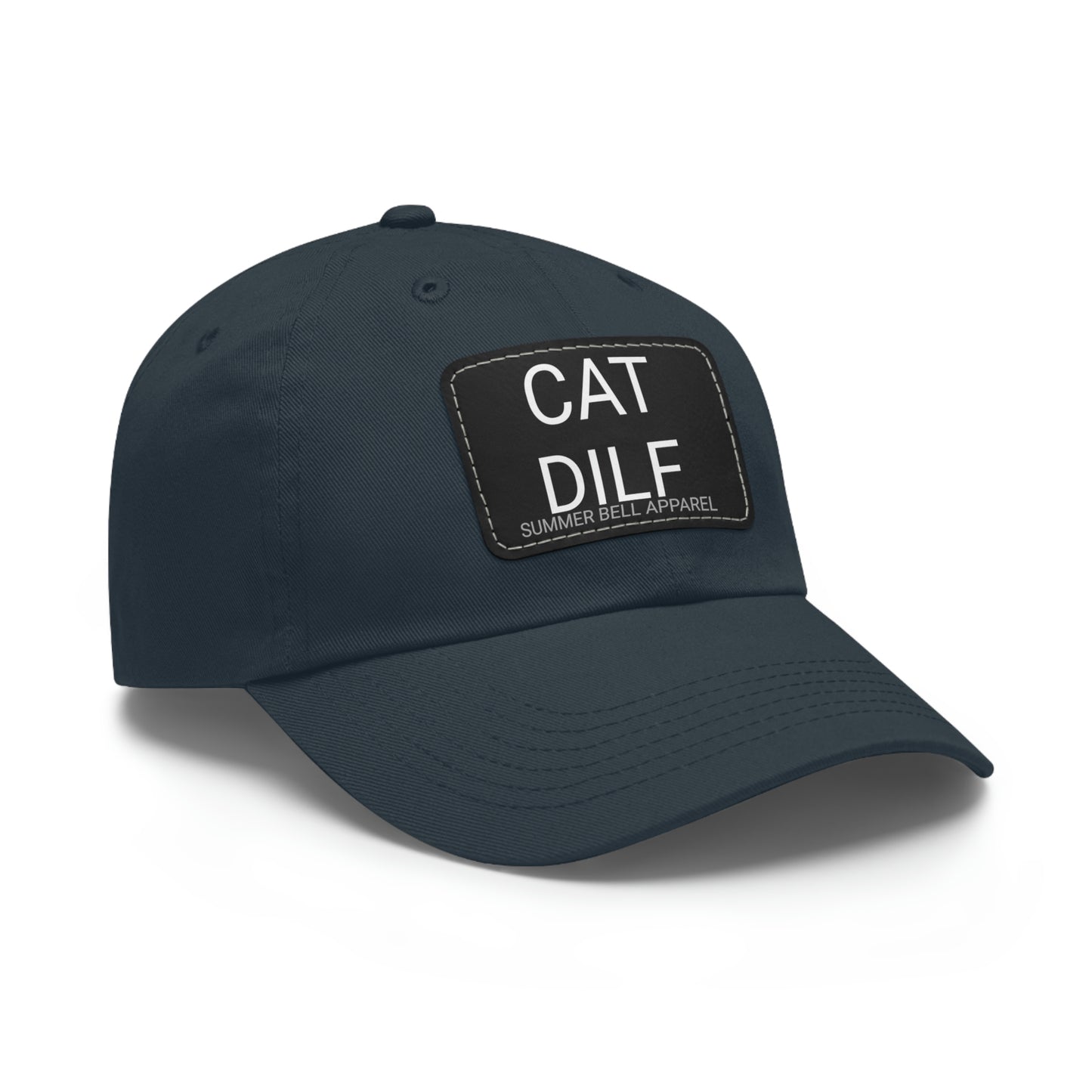 CAT DILF Hat with Leather Patch