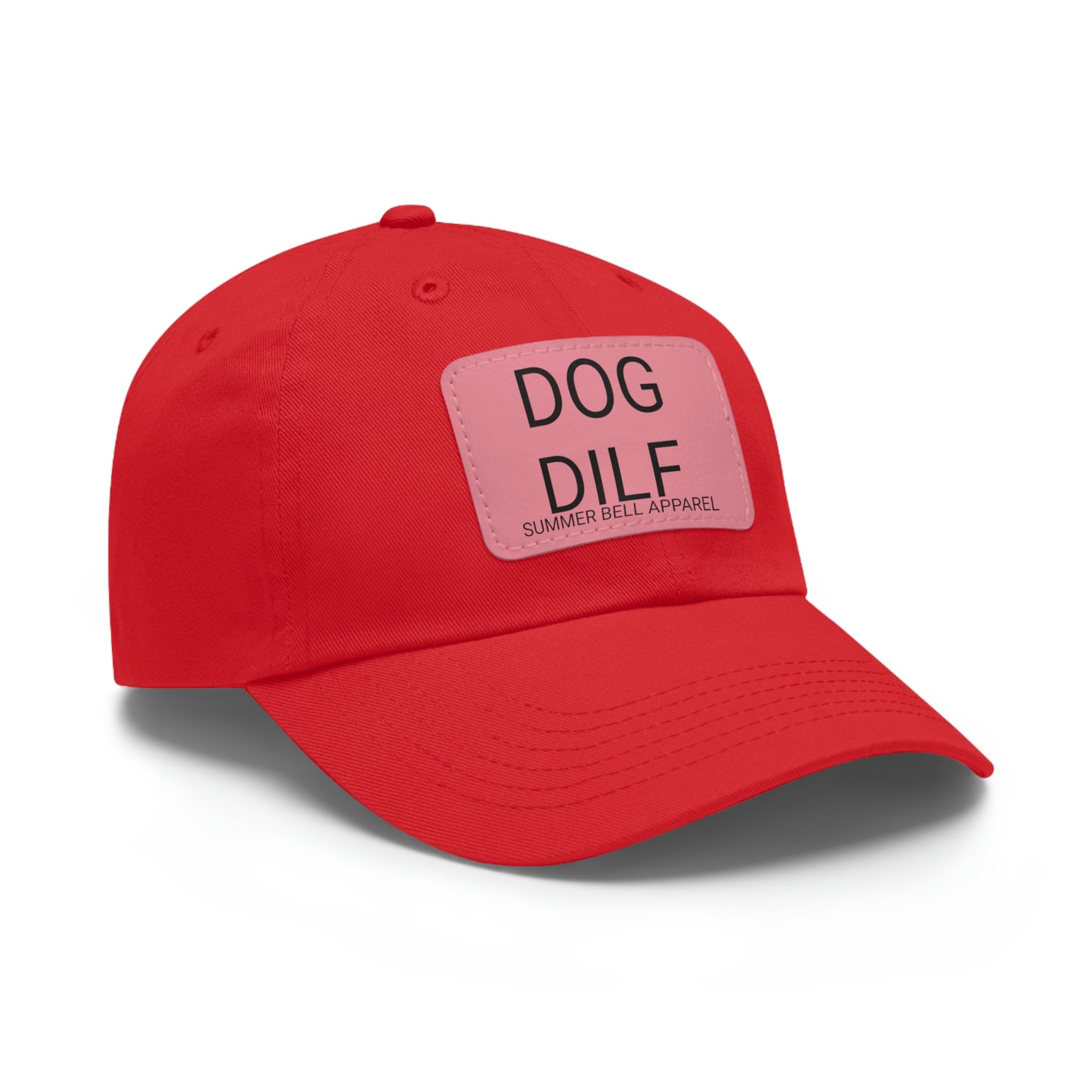 DOG DILF Hat with Leather Patch