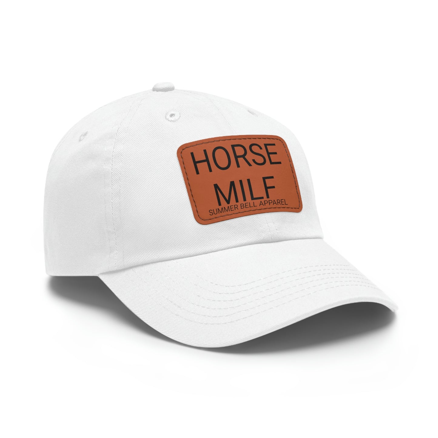 HORSE MILF Hat with Leather Patch