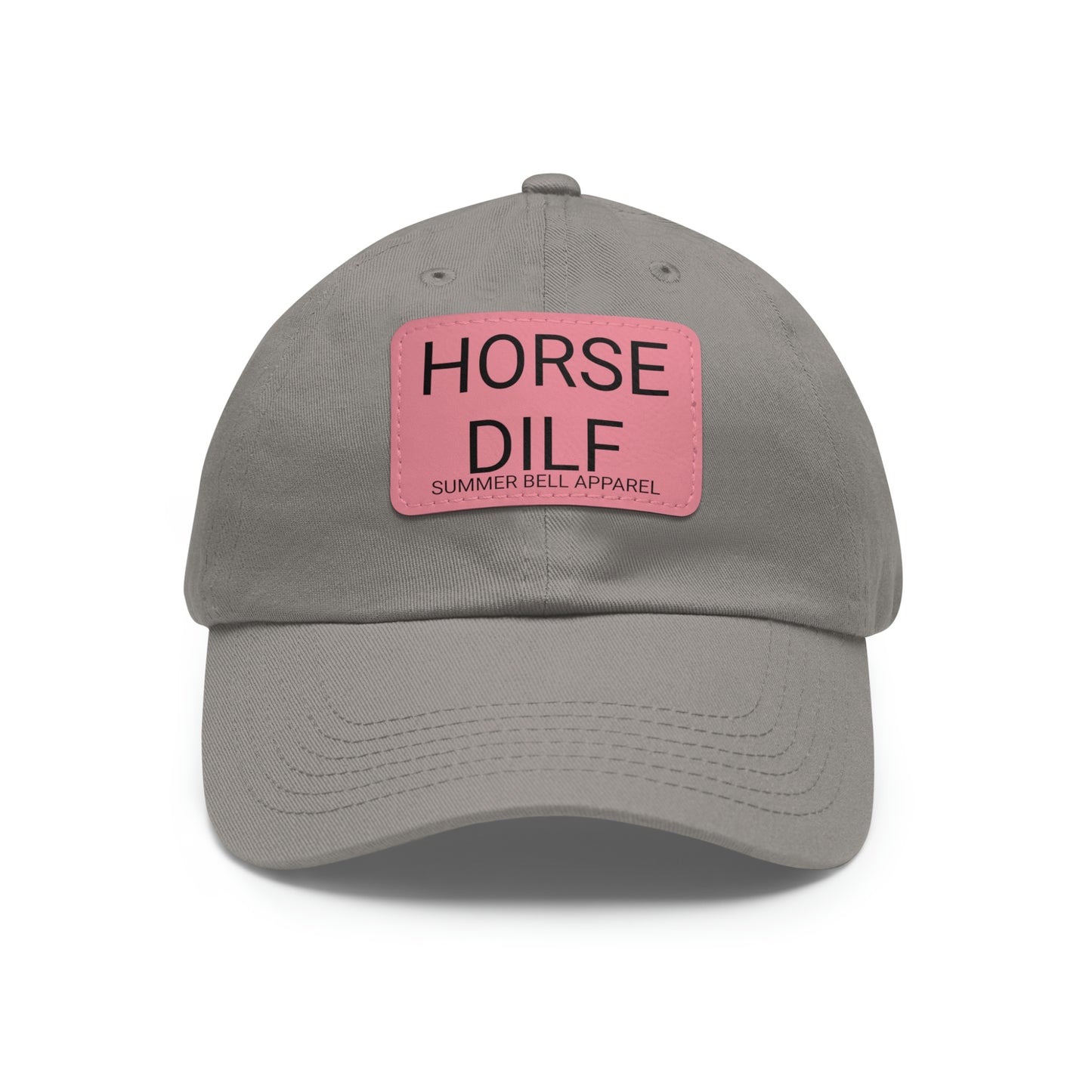 HORSE DILF Hat with Leather Patch