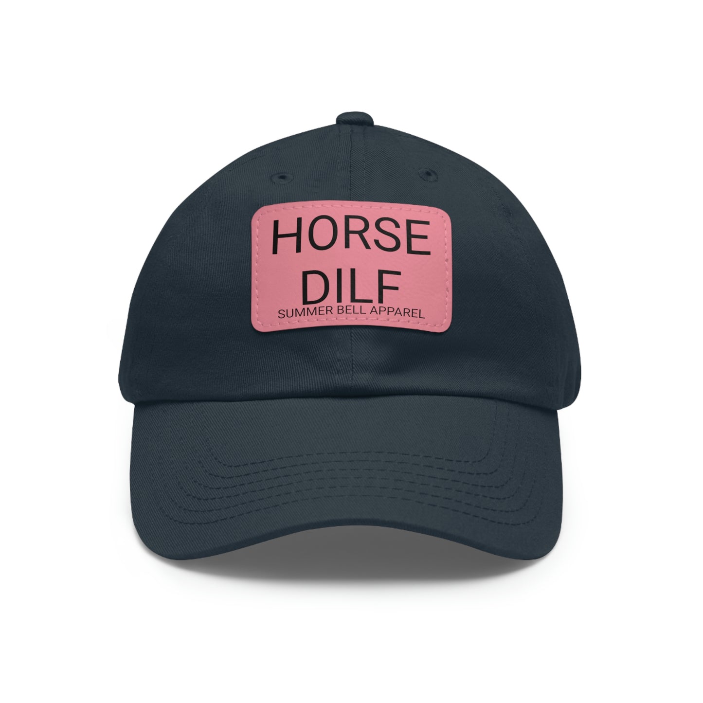 HORSE DILF Hat with Leather Patch