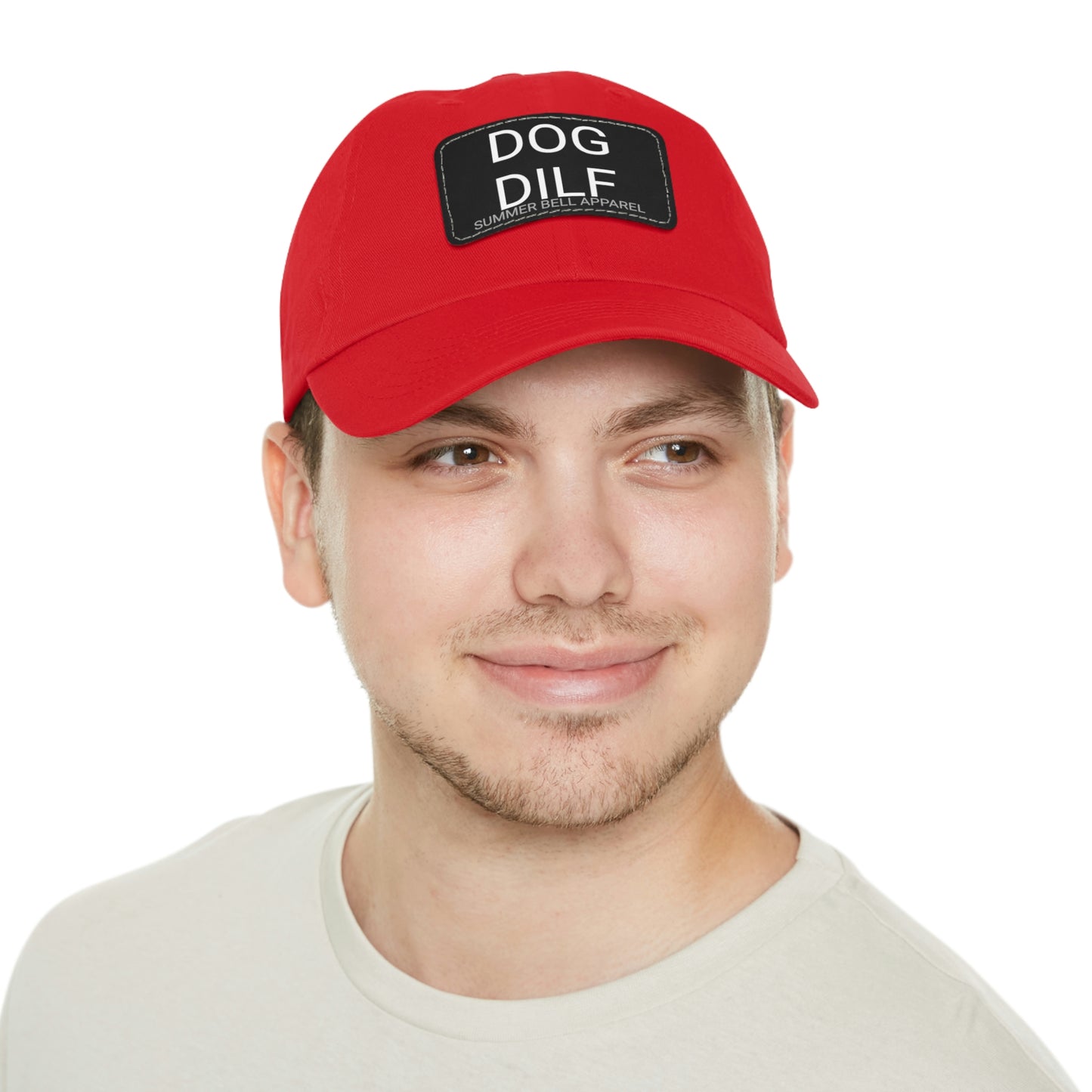 DOG DILF Hat with Leather Patch