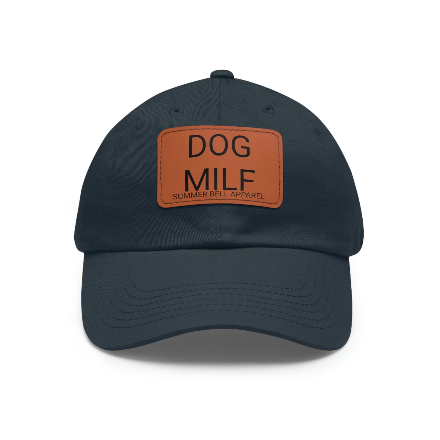 DOG MILF Hat with Leather Patch