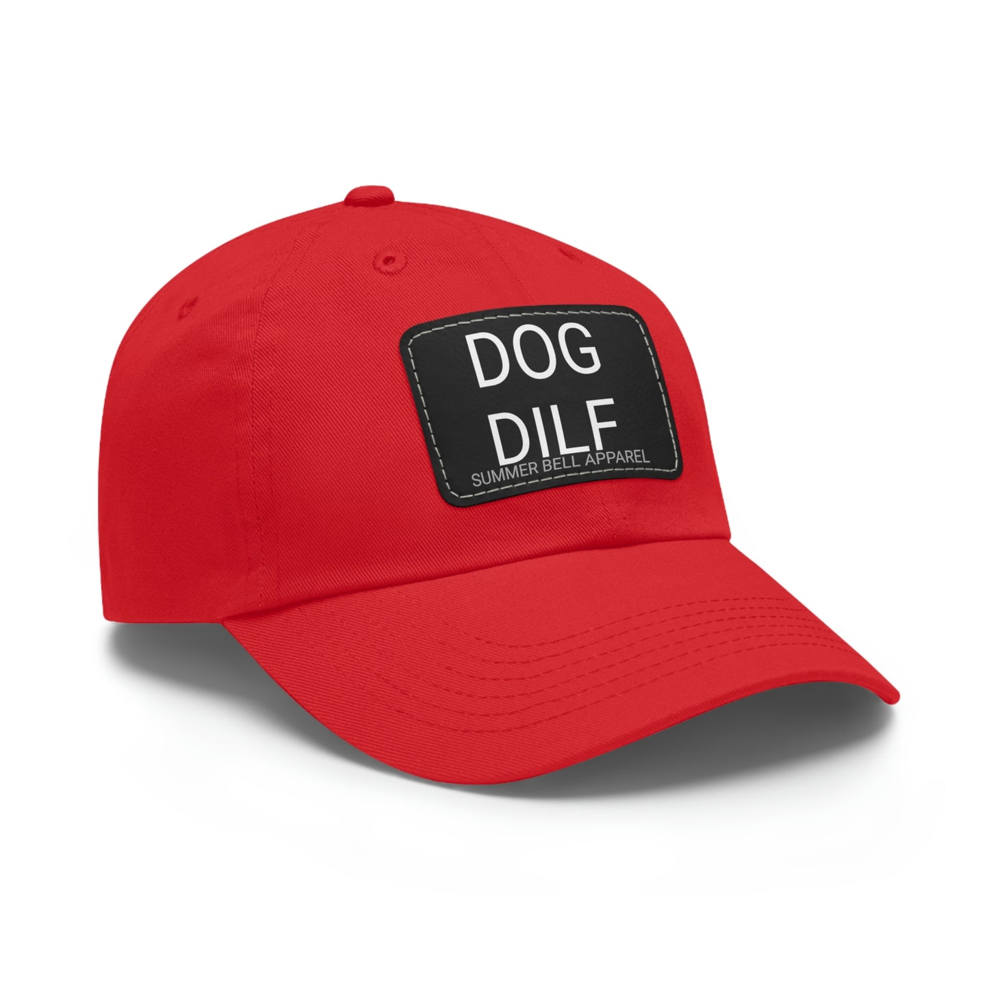 DOG DILF Hat with Leather Patch