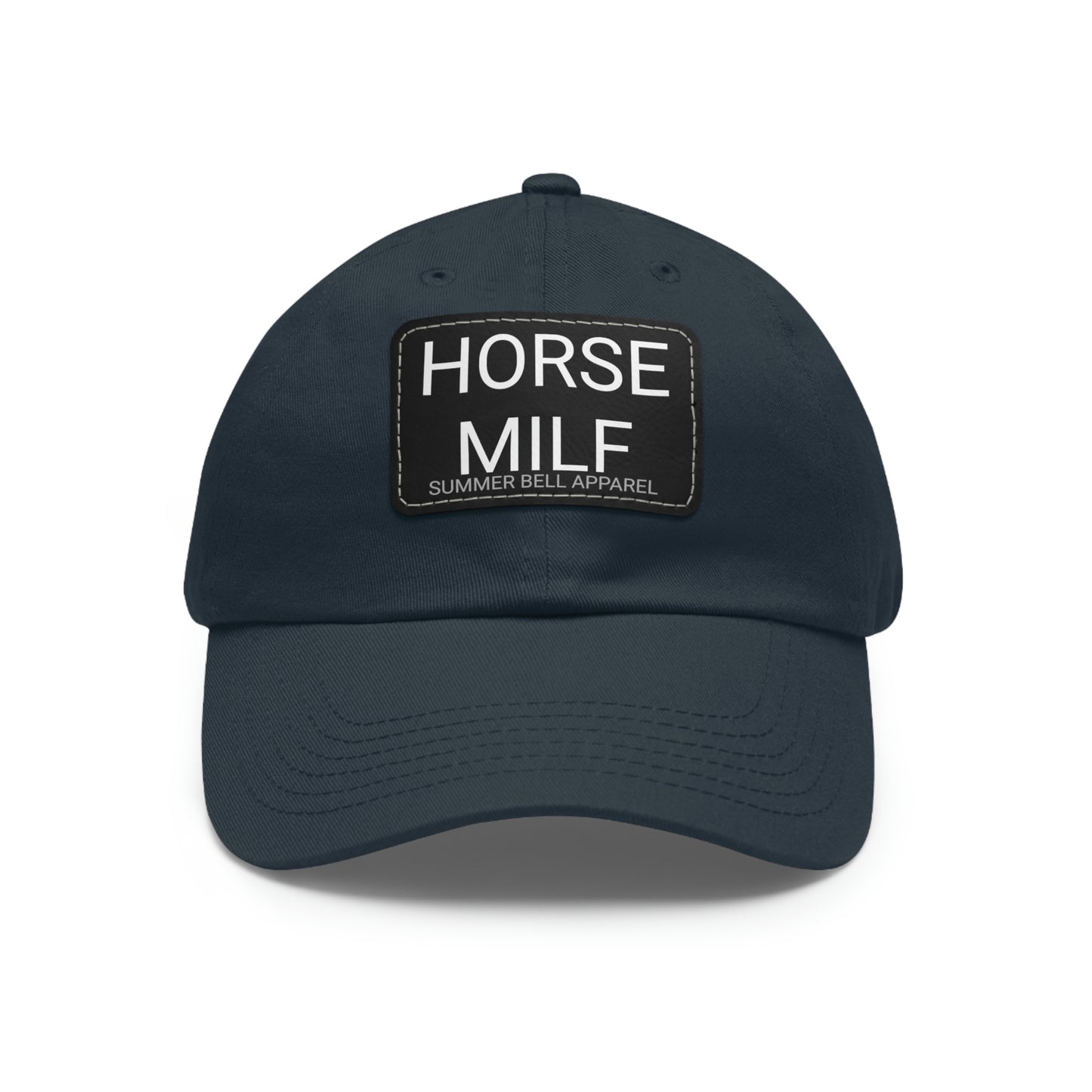 HORSE MILF Hat with Leather Patch