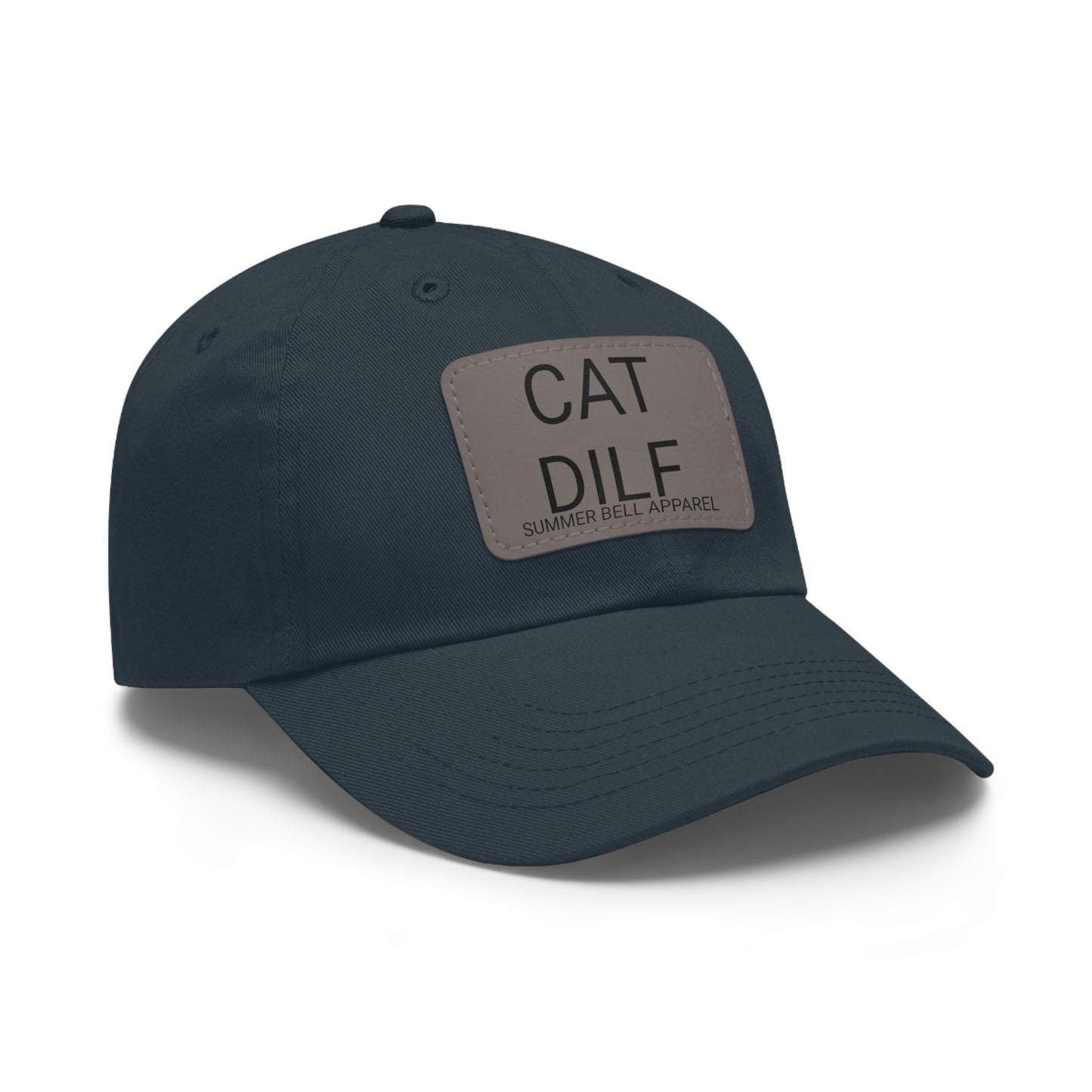 CAT DILF Hat with Leather Patch