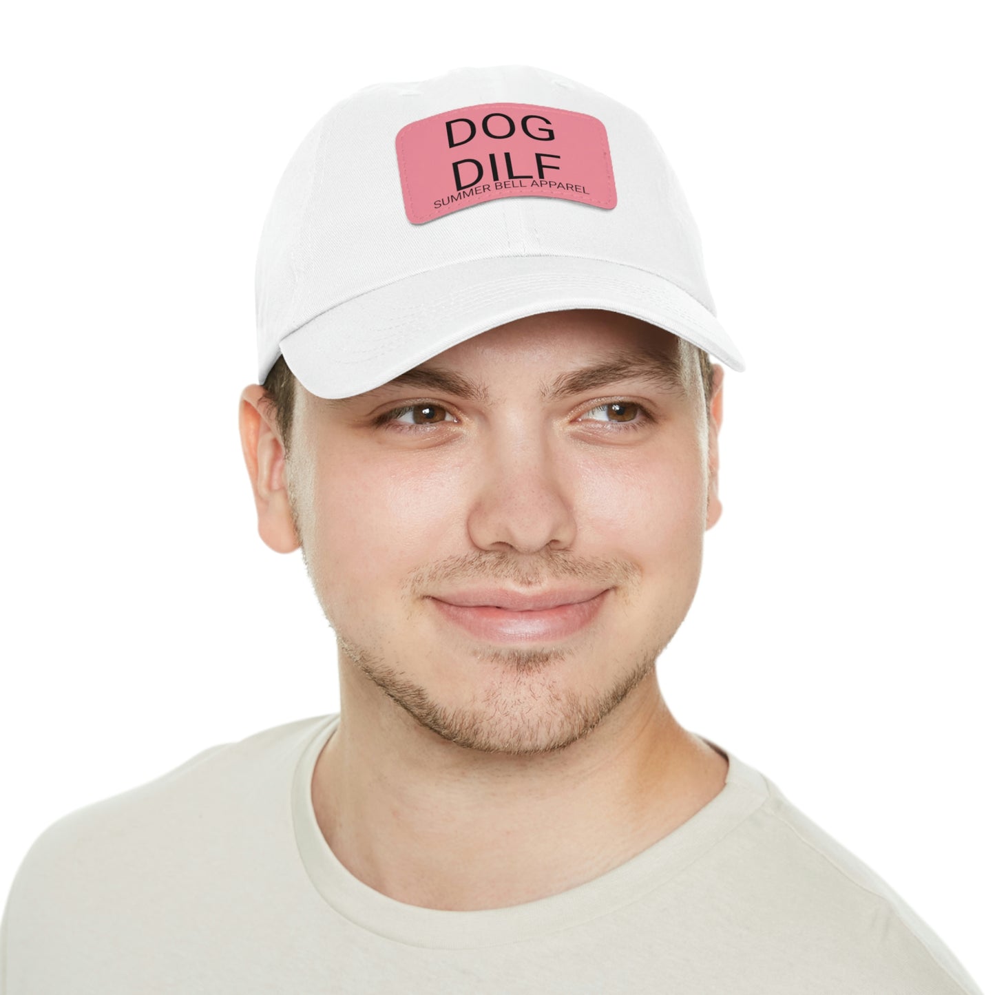 DOG DILF Hat with Leather Patch