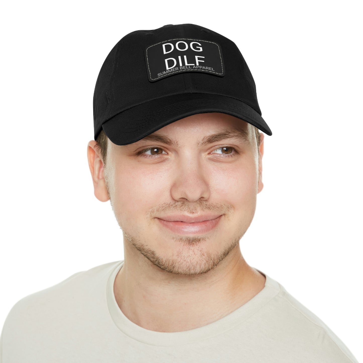 DOG DILF Hat with Leather Patch