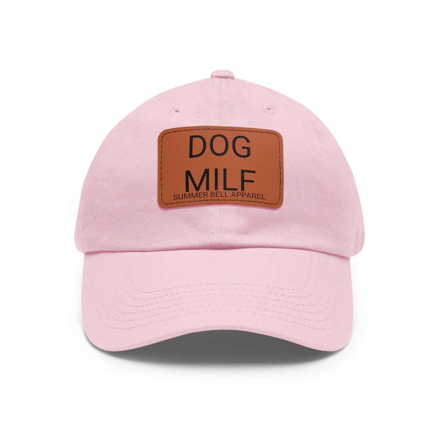 DOG MILF Hat with Leather Patch