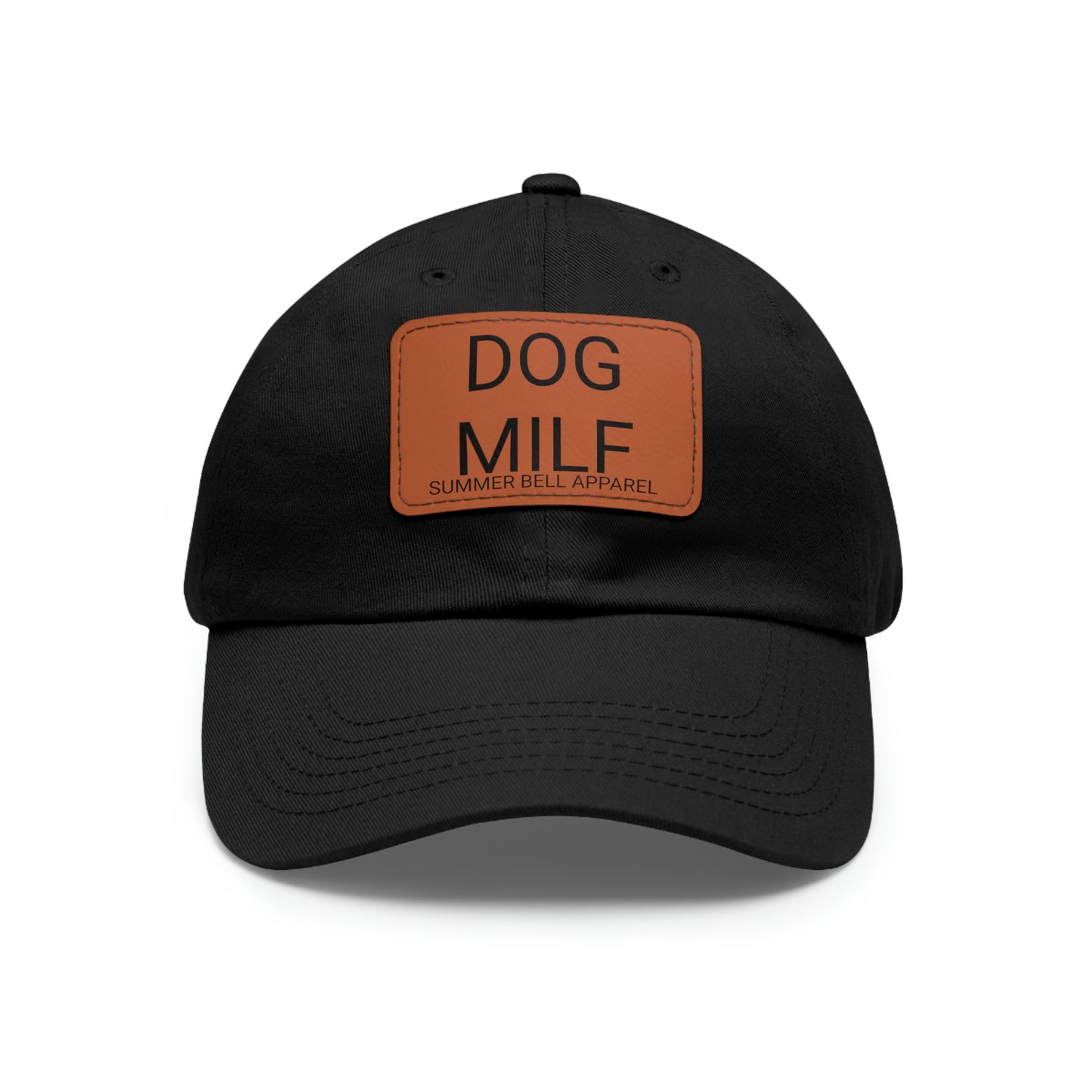 DOG MILF Hat with Leather Patch