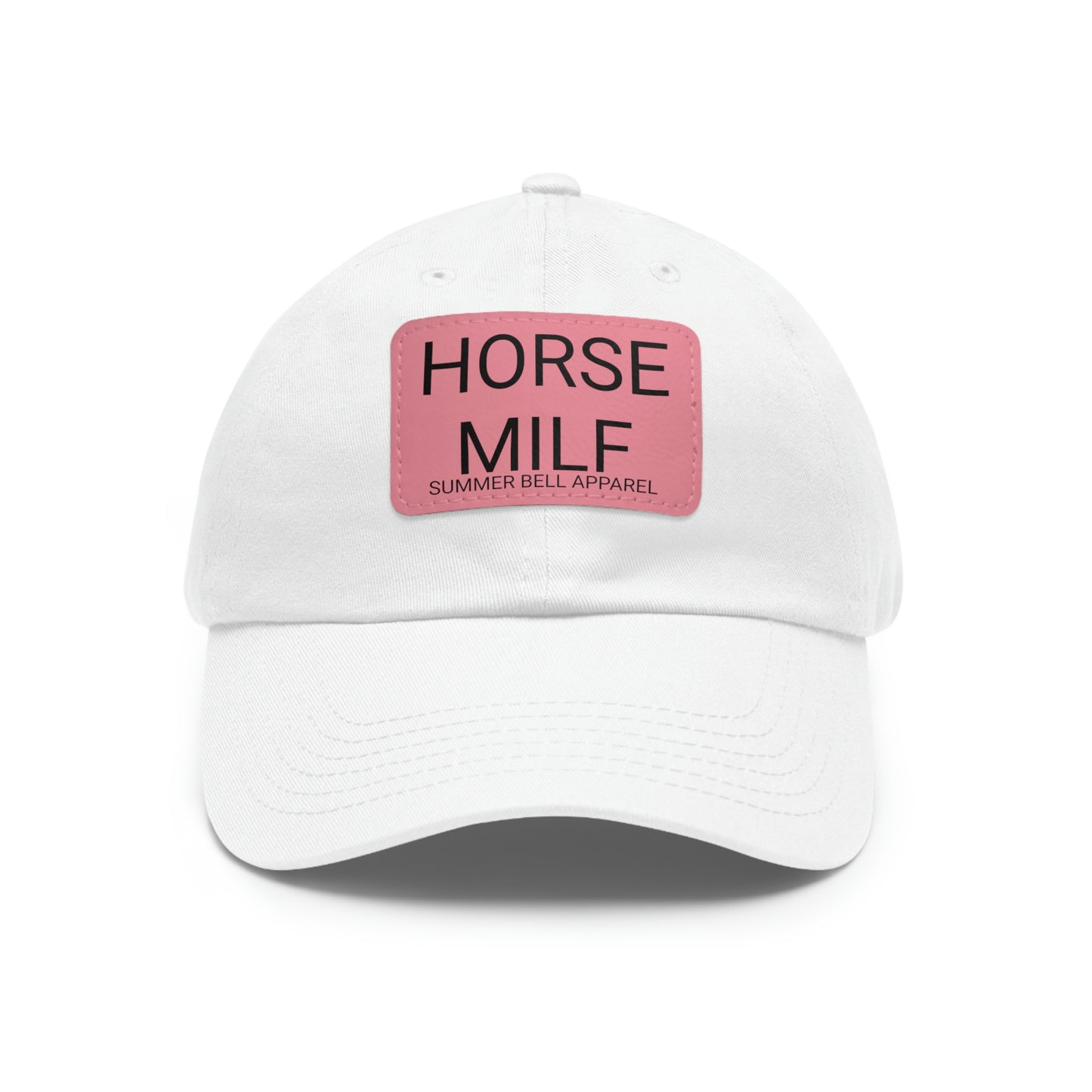 HORSE MILF Hat with Leather Patch